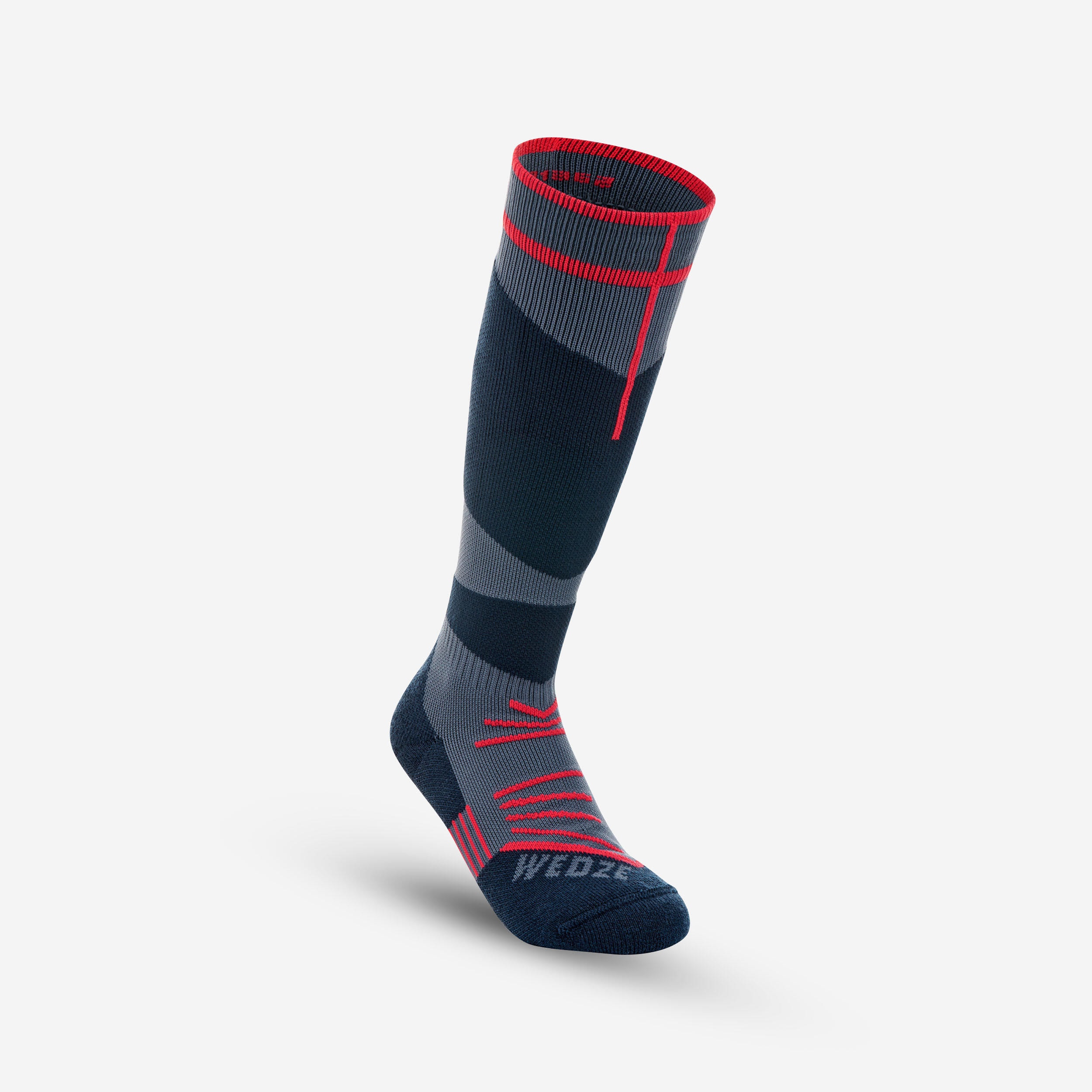 CHAUSSETTES DE SKI ENFANT 500 - BLEUE MARINE - Image 1