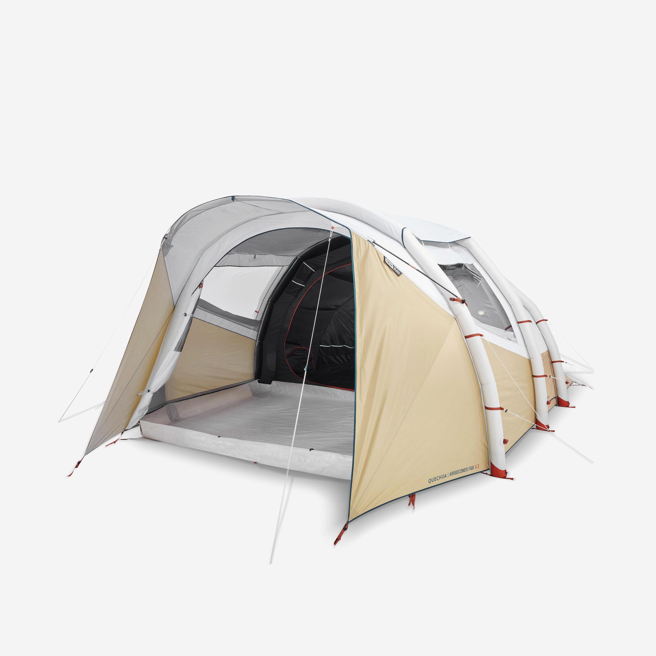 Tente de camping gonflable 5 places 2 chambres, Fresh & Black, Air Seconds 5.2 - Image 1