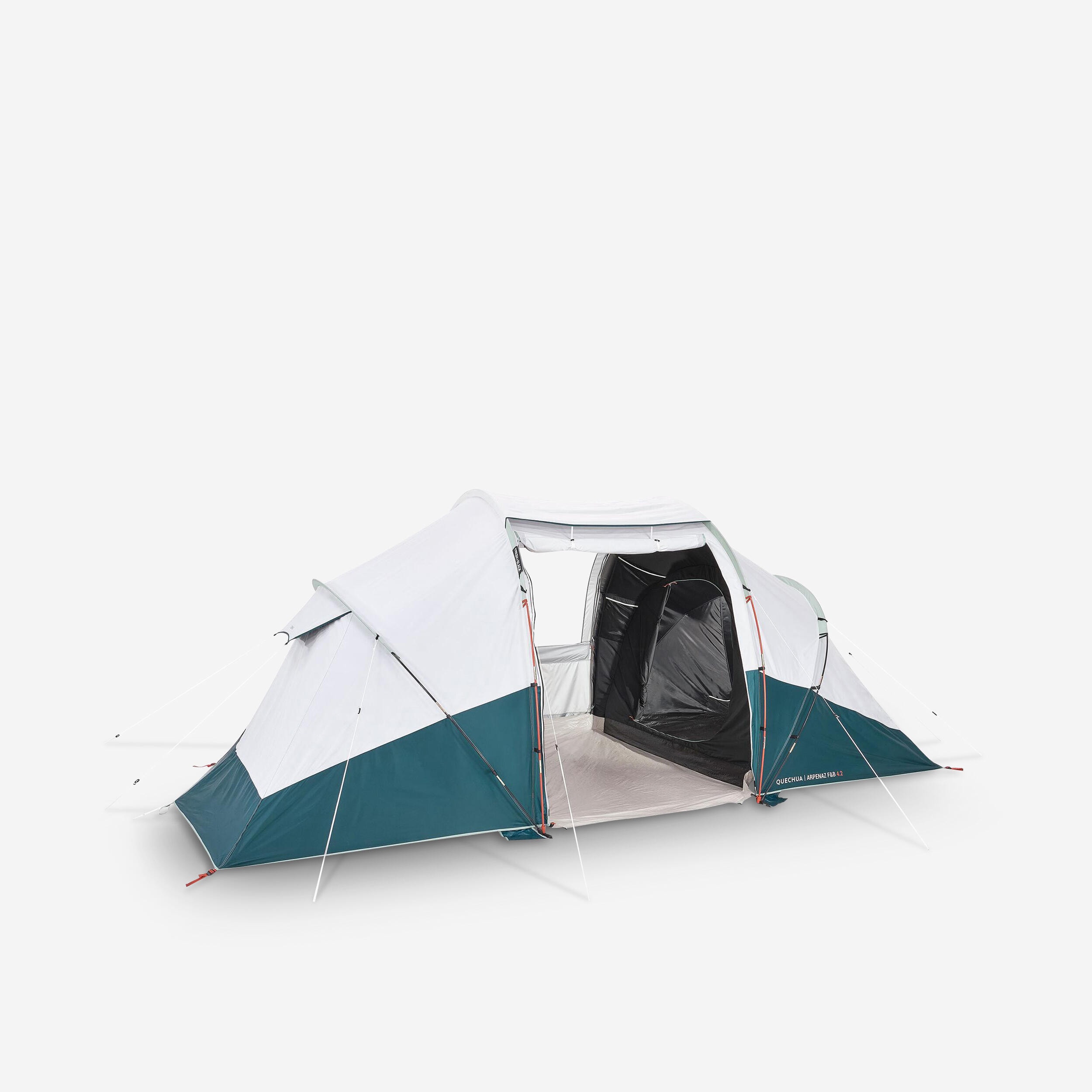 Tente de camping 4 places 2 chambres, Fresh & Black, Arpenaz 4.2 - Image 1