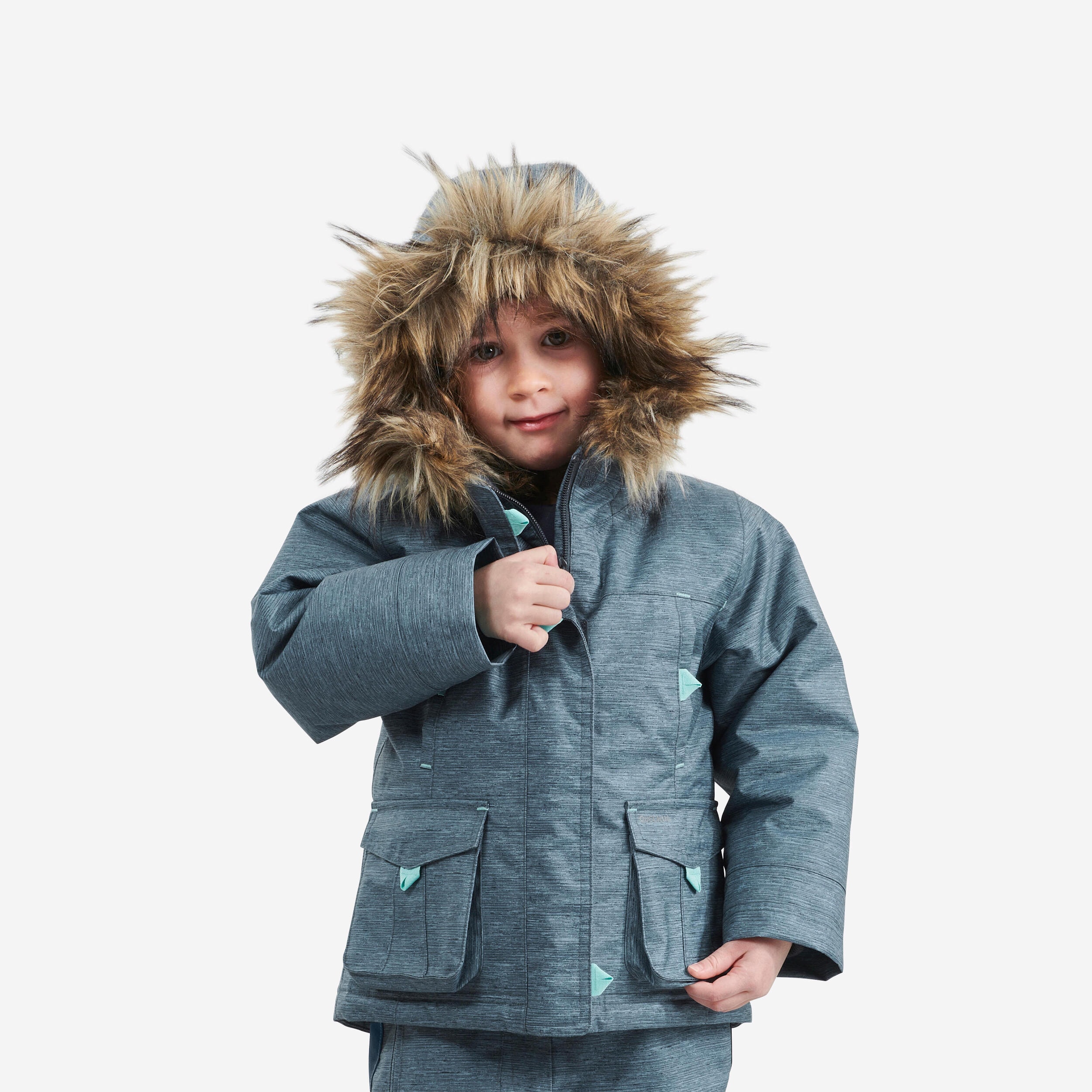 PARKA HIVER IMPERMÉABLE DE RANDONNÉE - SH500 ULTRA-WARM - ENFANT 2 - 6 ANS - Image 1