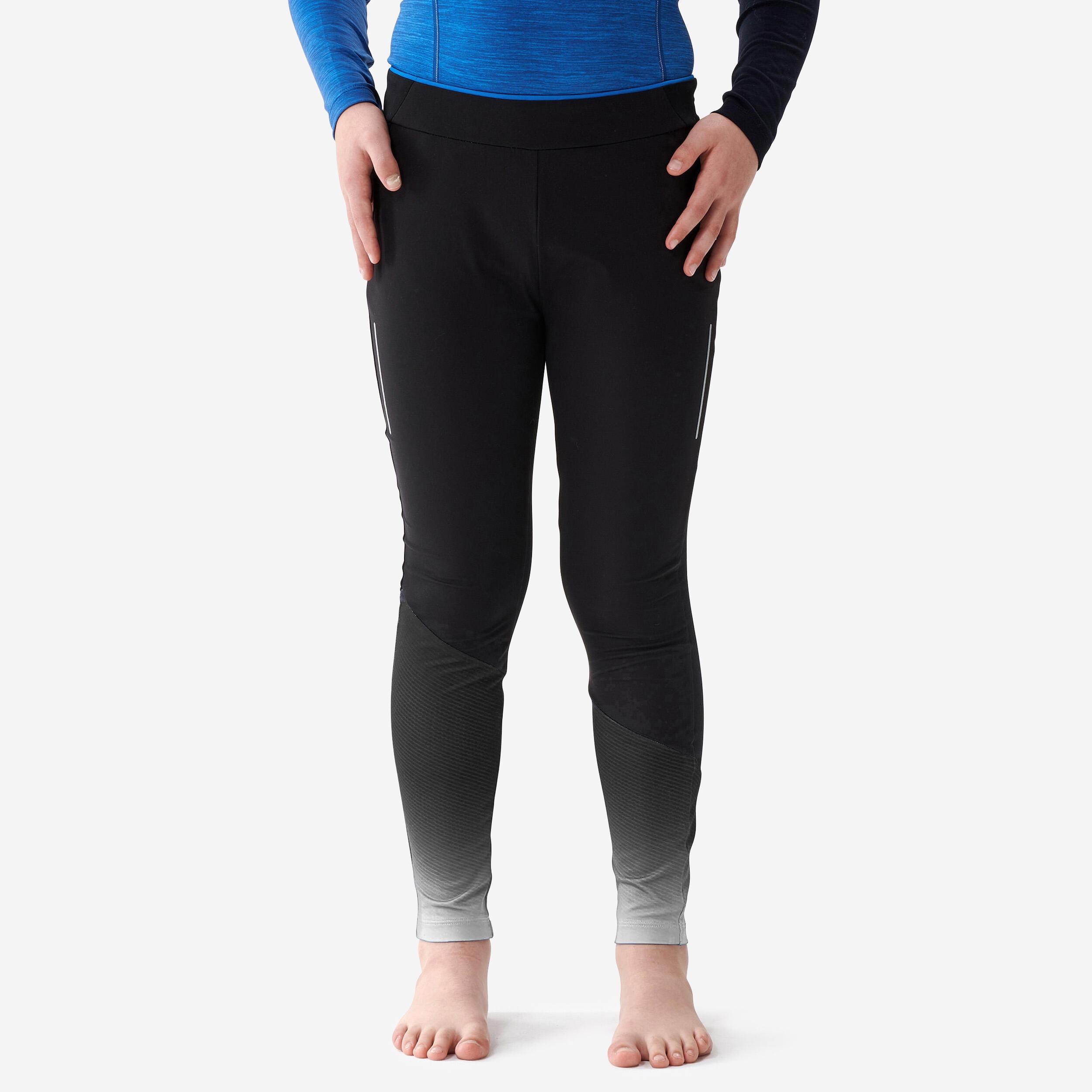 Collant de ski de fond noir - XC S TIGHT 500 -enfant - Image 1