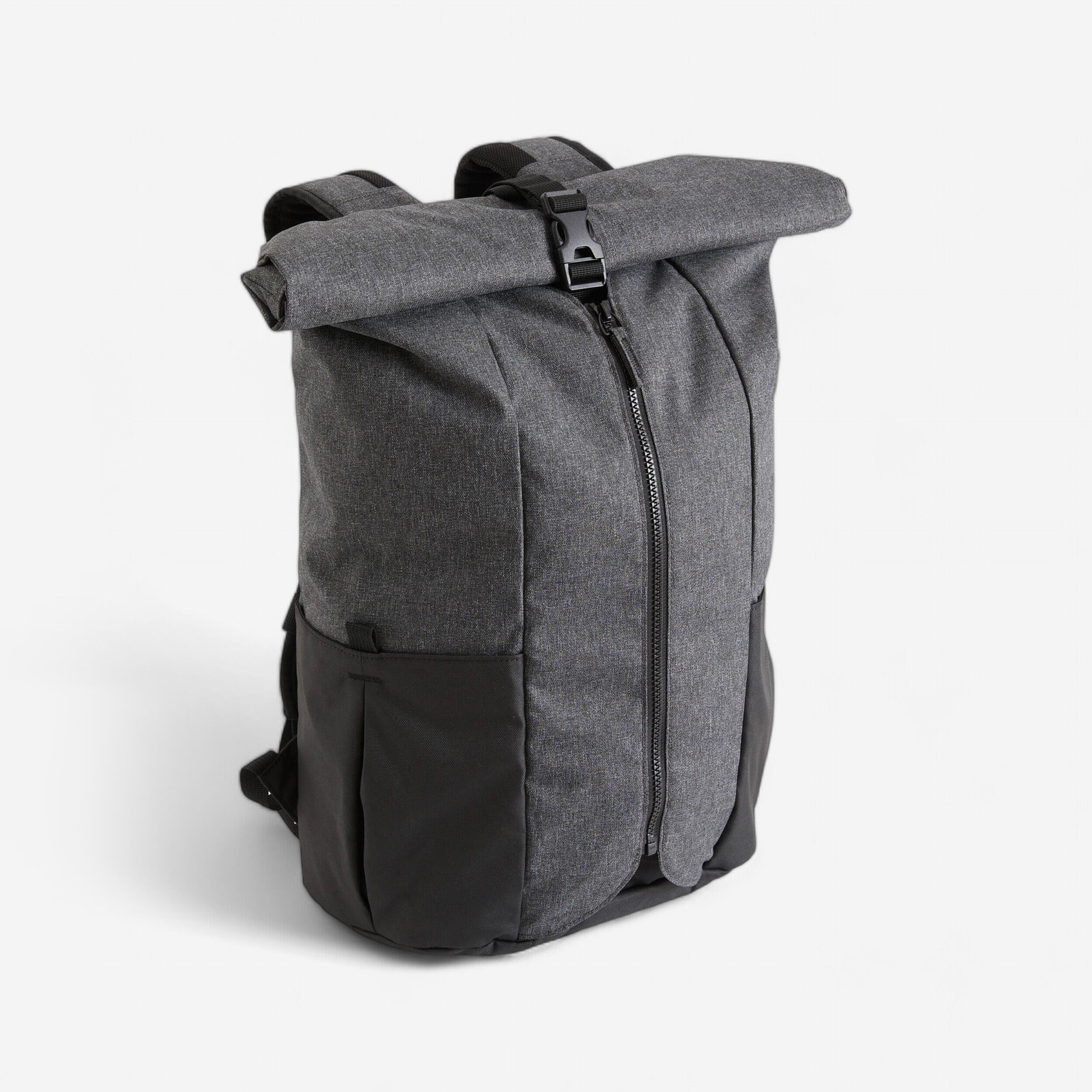 Sac à dos tapis de yoga 35L, noir - Image 1