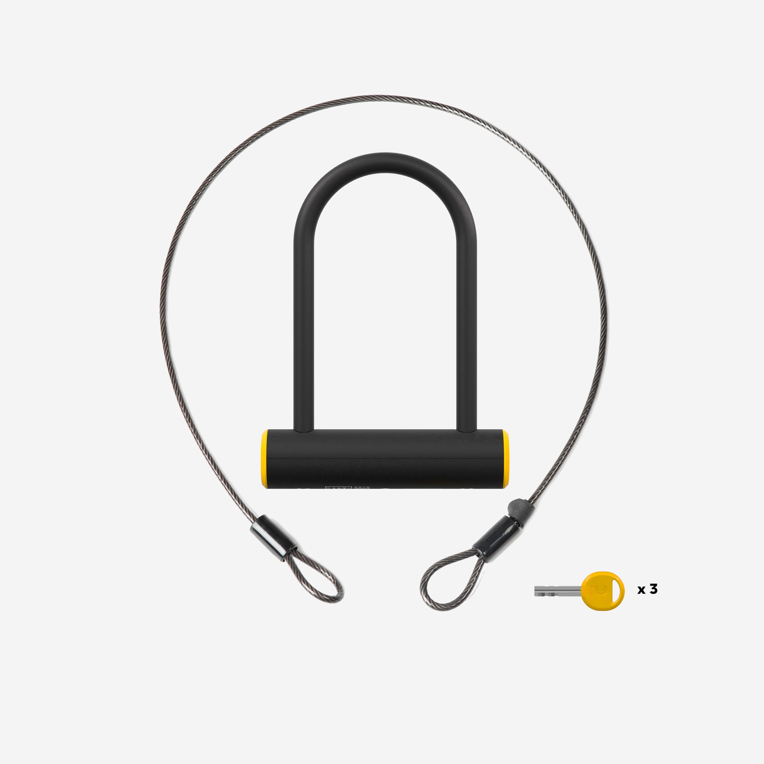 ANTIVOL VELO U 900M ART2 + CABLE - Image 1
