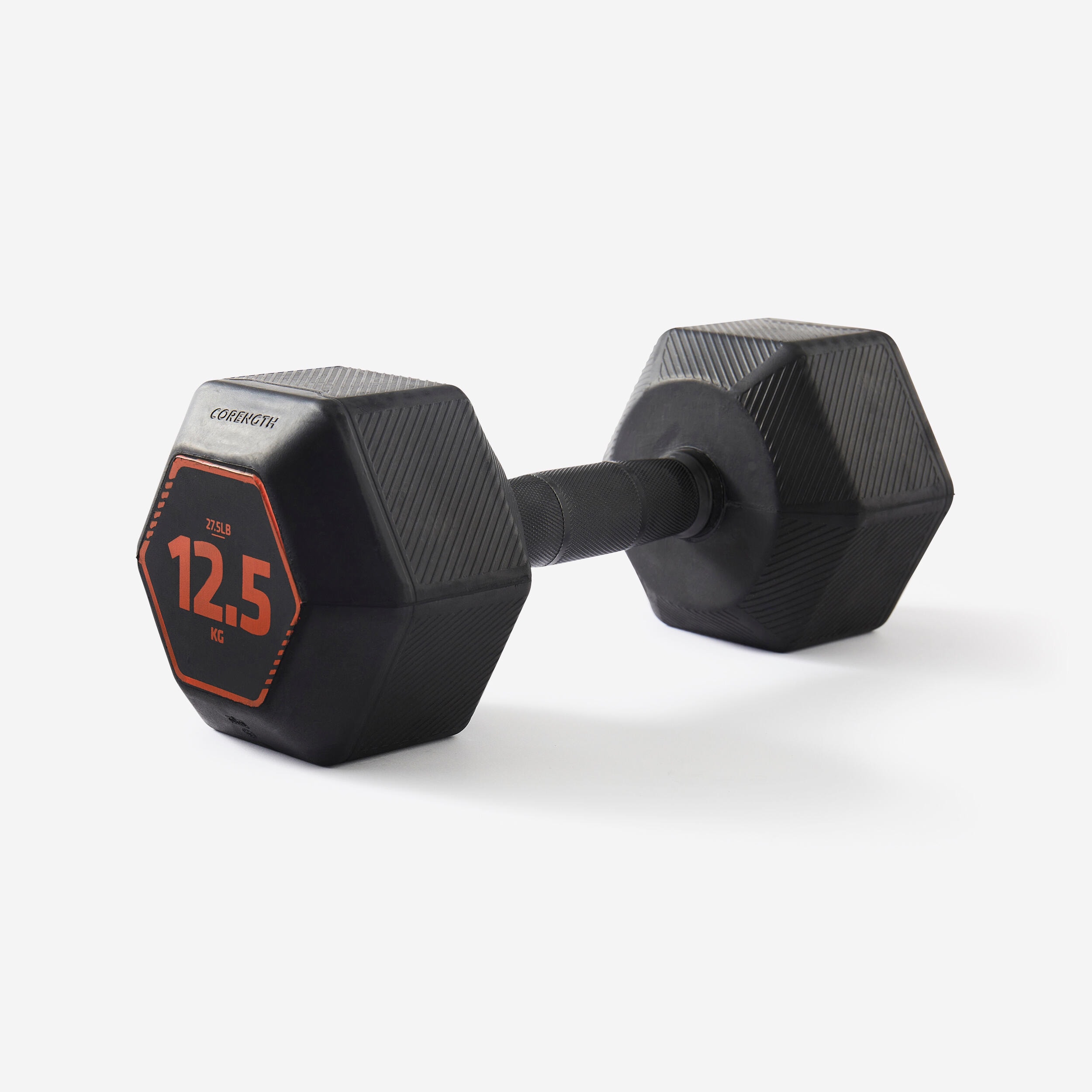 Haltère cross training et musculation 12,5 kg, composé à 80 % de fonte recyclée - Image 1