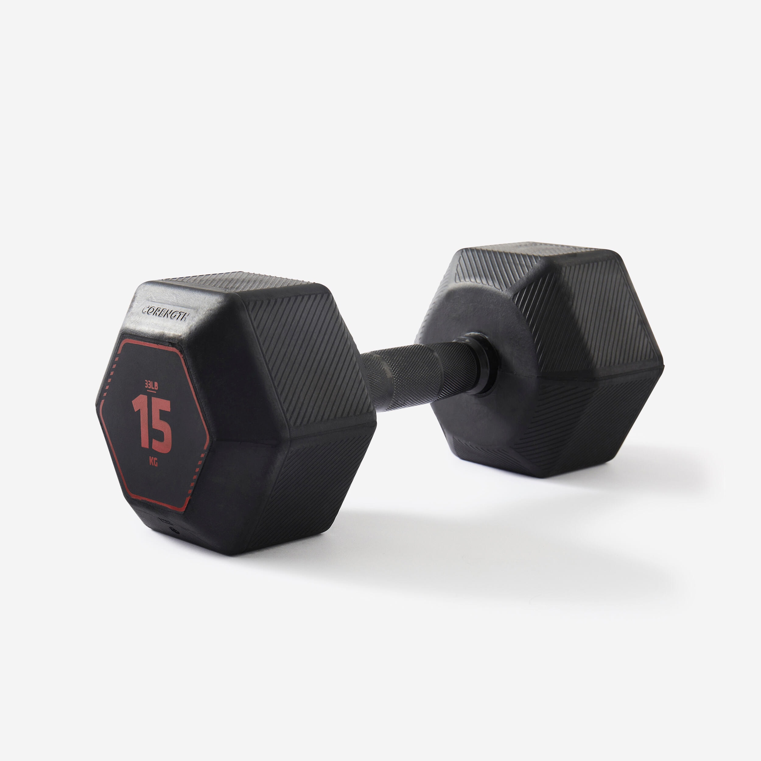 Haltère cross training et musculation 15 kg, en fonte 80 % recyclée - Image 1