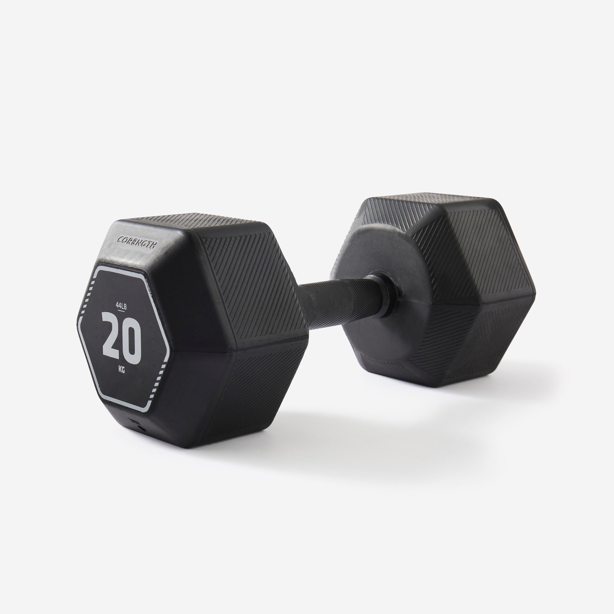 Haltère cross training et musculation 20 kg, composé à 80 % de fonte recyclée - Image 1