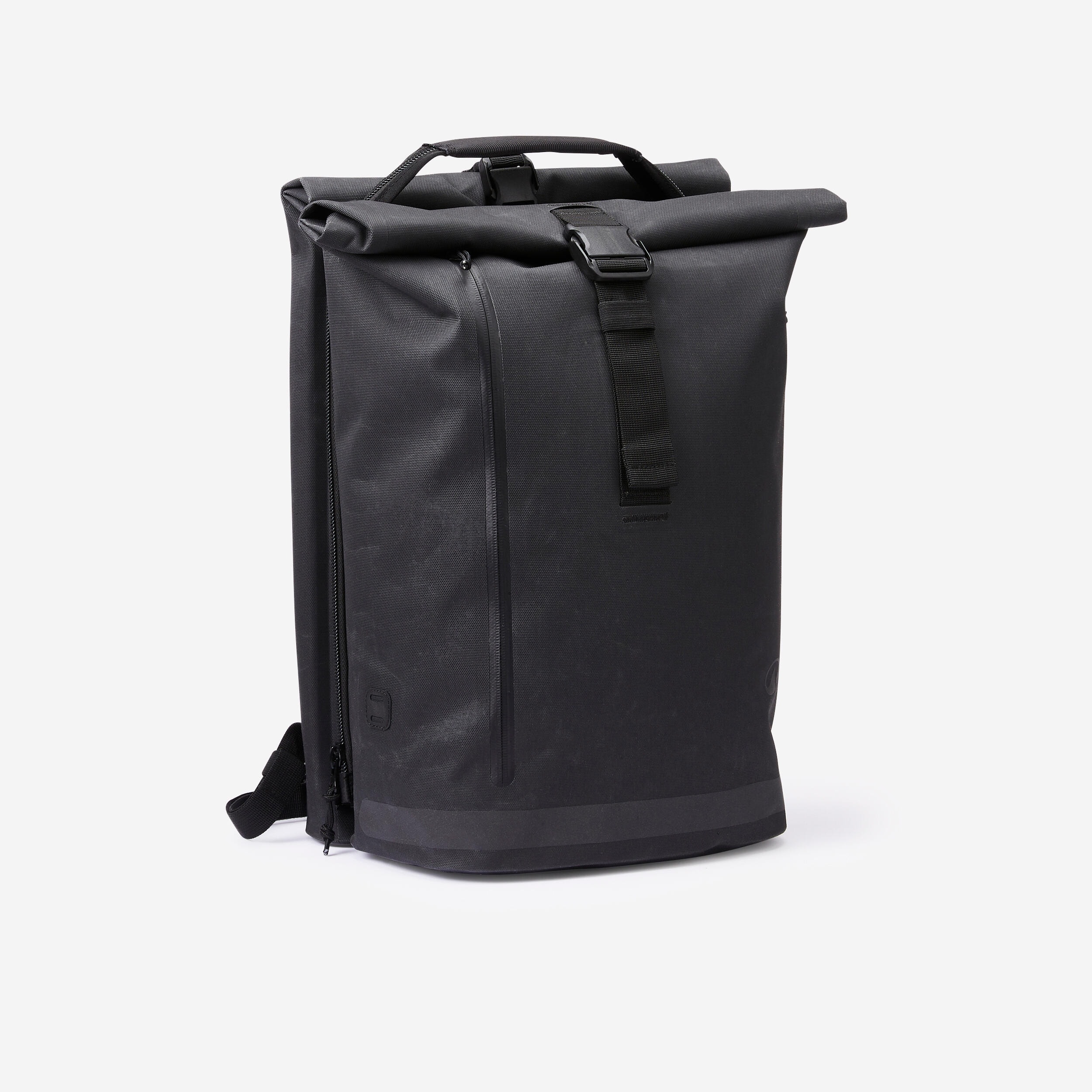 Sac à dos sacoche vélo double pour porte-bagages 31 litres gris foncé - Image 1