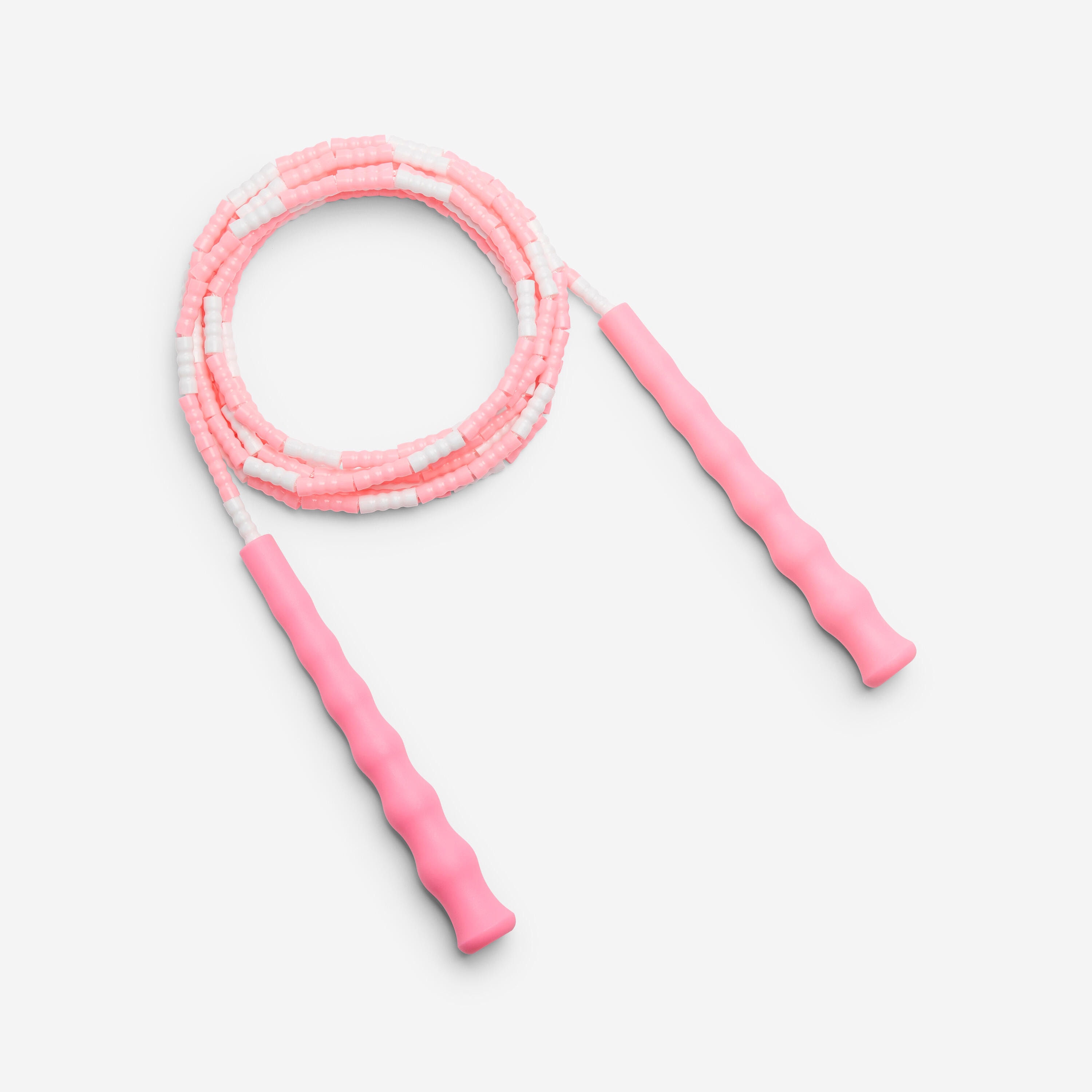 Corde à sauter perles rose enfant - Image 1