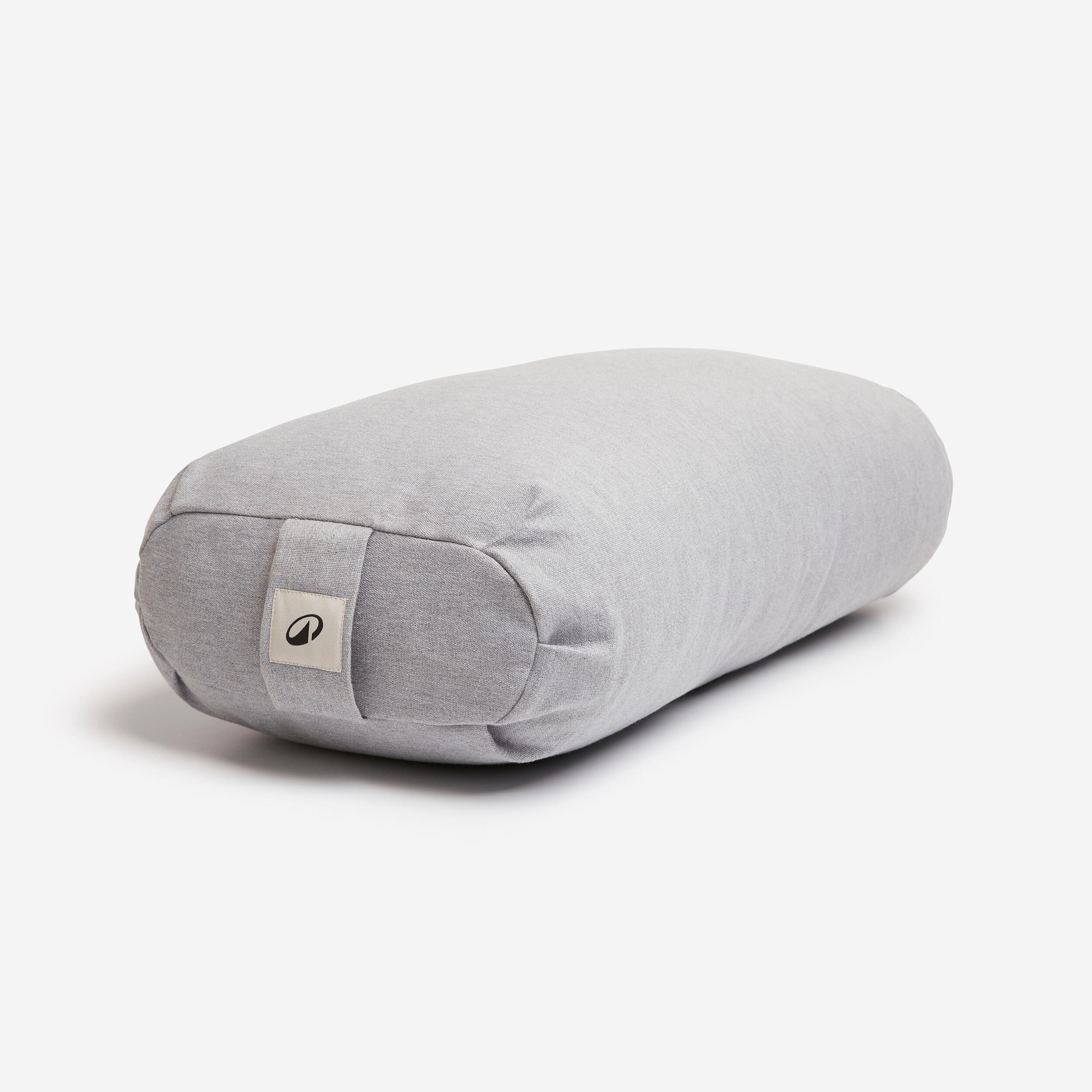 Bolster coussin plat de yoga, gris - Image 1