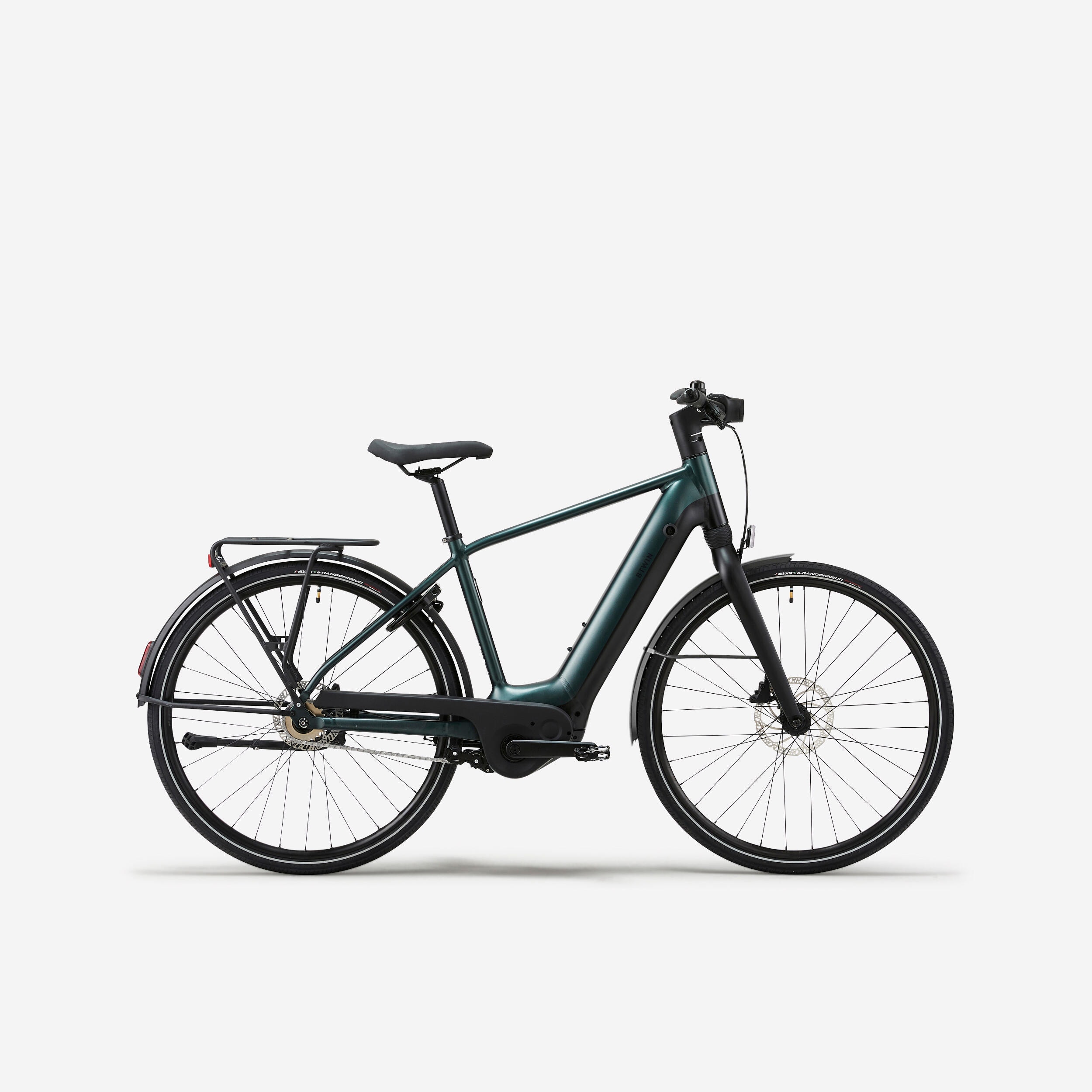 VELO VILLE ELECTRIQUE A MOTEUR AUTOMATIQUE OWURU CADRE HAUT LD 920 E - Image 1