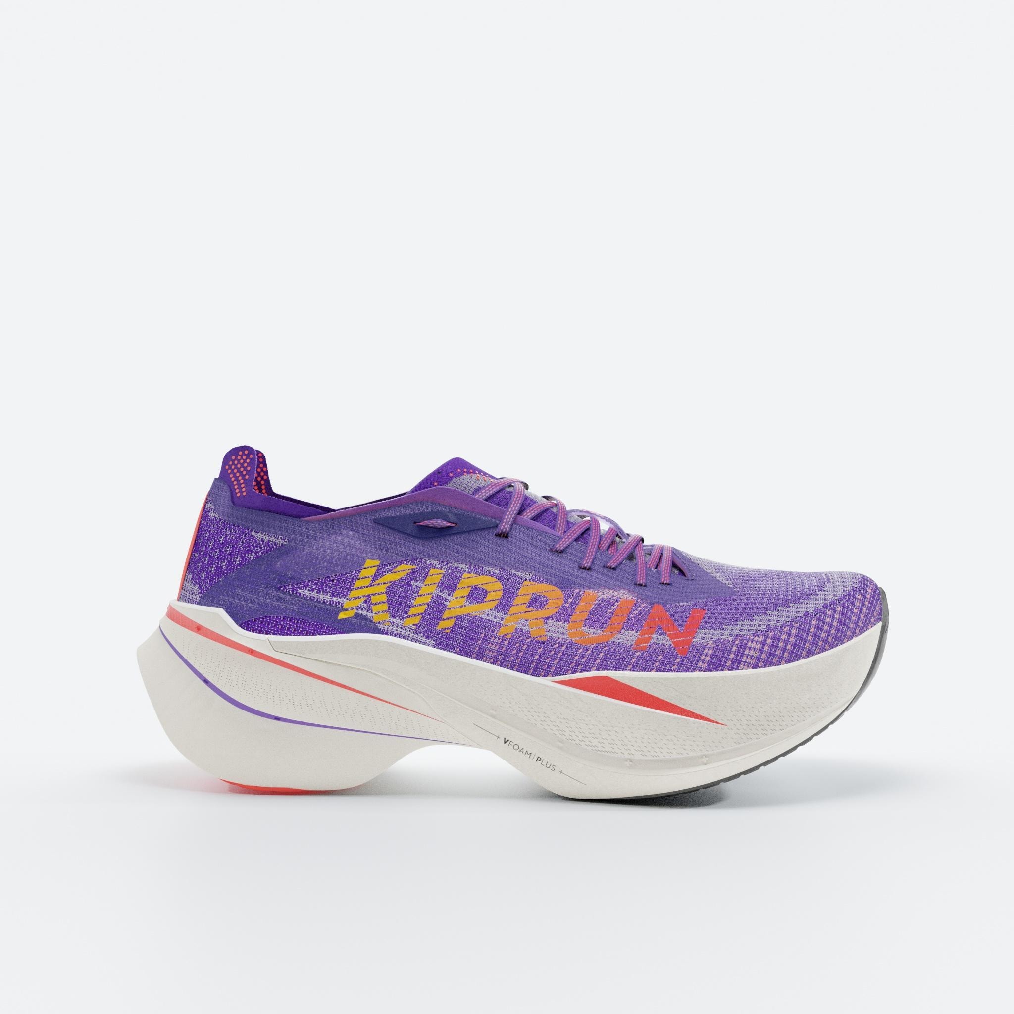 Chaussures de Running à plaque Carbone Femme, KIPRUN KD900X LD+ Violet - Image 1