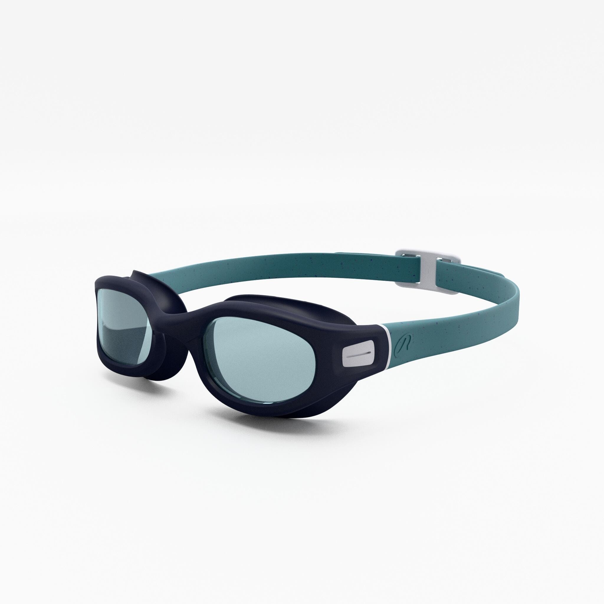 Lunettes de natation Taille L - Soft vert teintées turquoise - Image 1