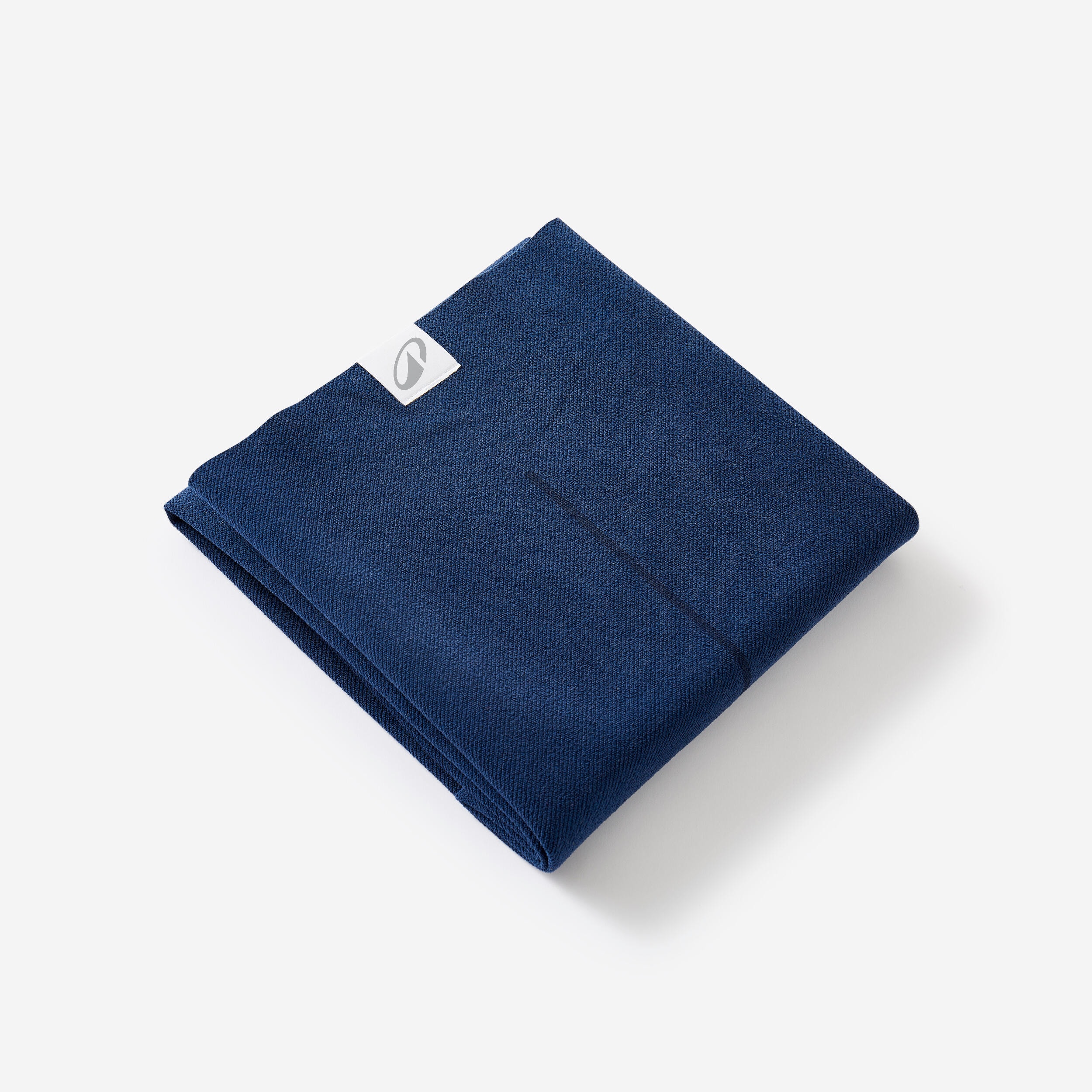 Serviette de yoga antidérapante 183cm x 61cm x 1mm, bleu acier - Image 1