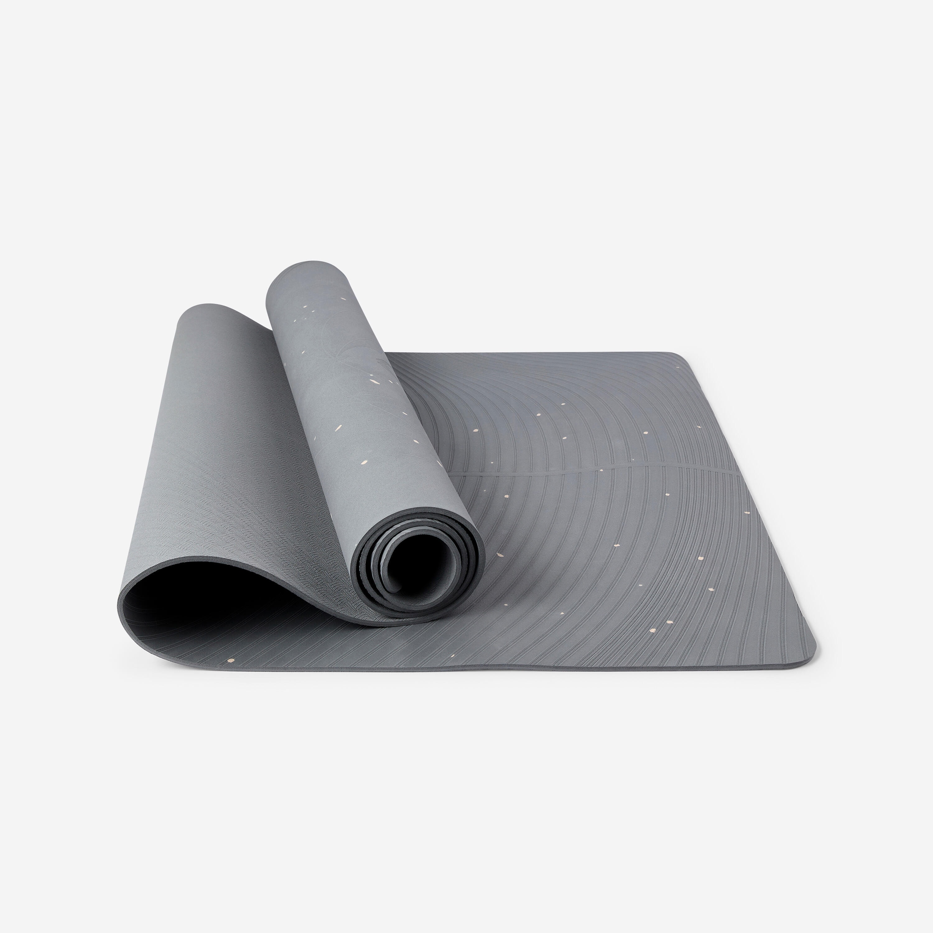 Tapis yoga light  xl 200 x 75 cm x 5mm gris - Image 1