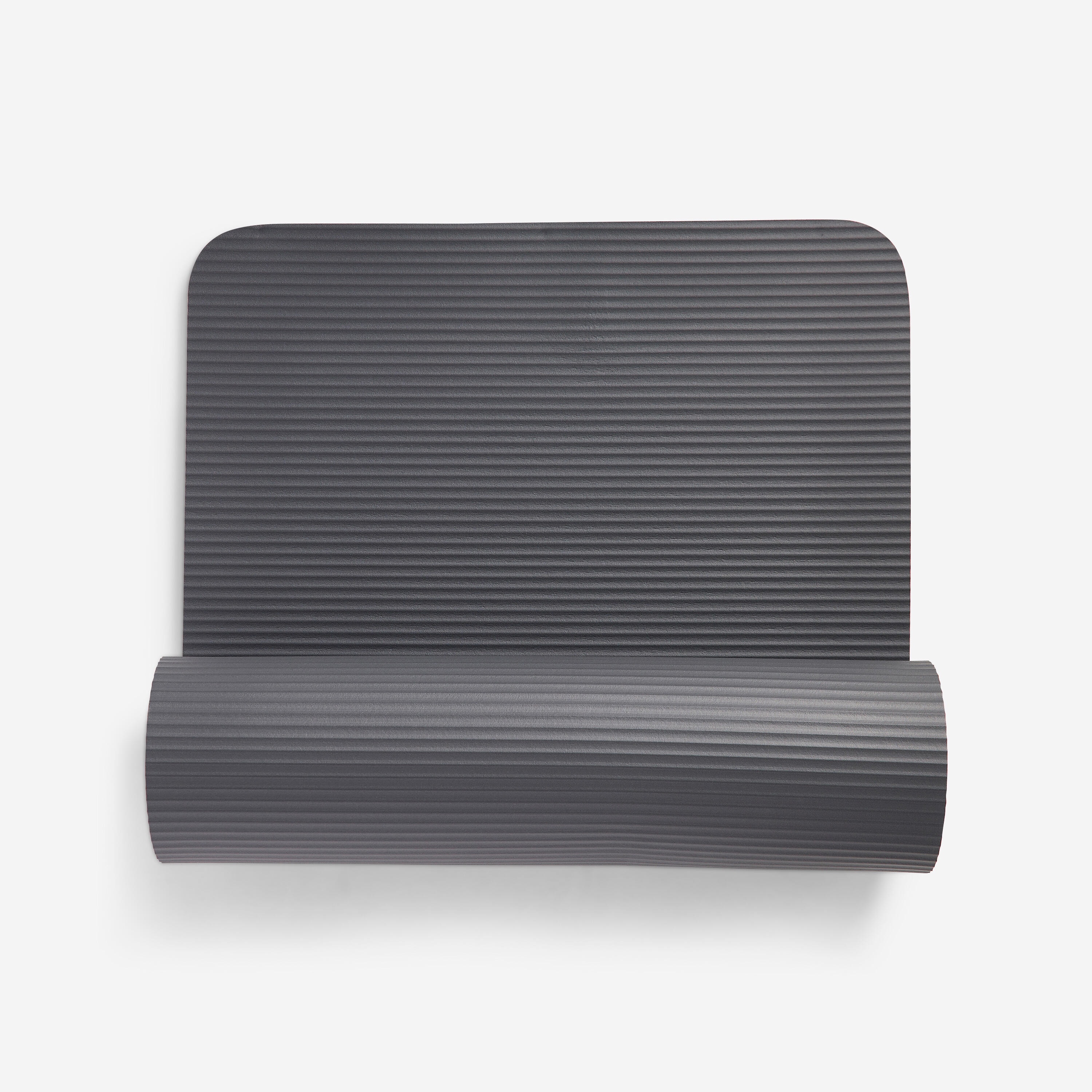 Tapis de Pilates large et ultra confort épaisseur 20 mm, noir - Image 1