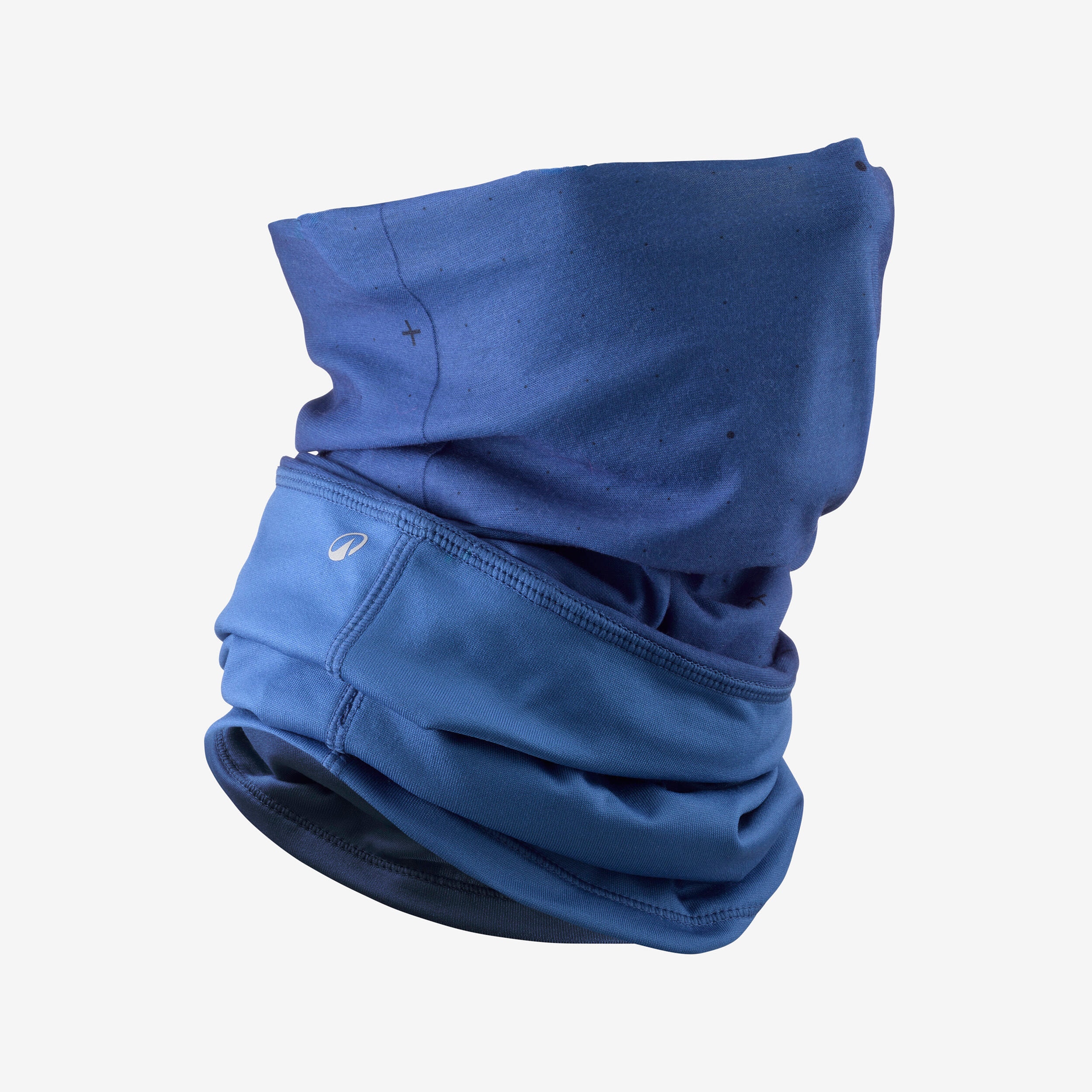 Cache cou bi-matière et modulable adulte, HUG 900 bleu - Image 1