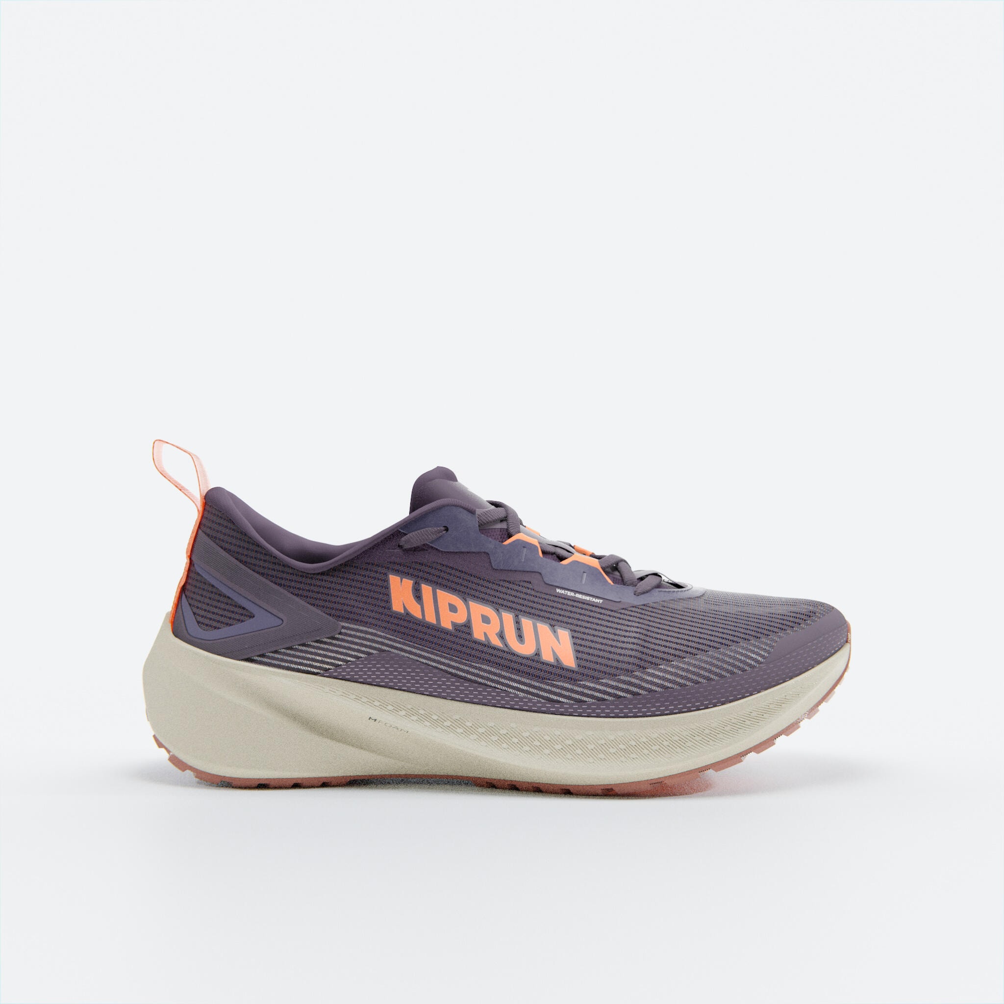 Chaussures running déperlantes femme, KIPRUN KIPCORE WR, violette - Image 1