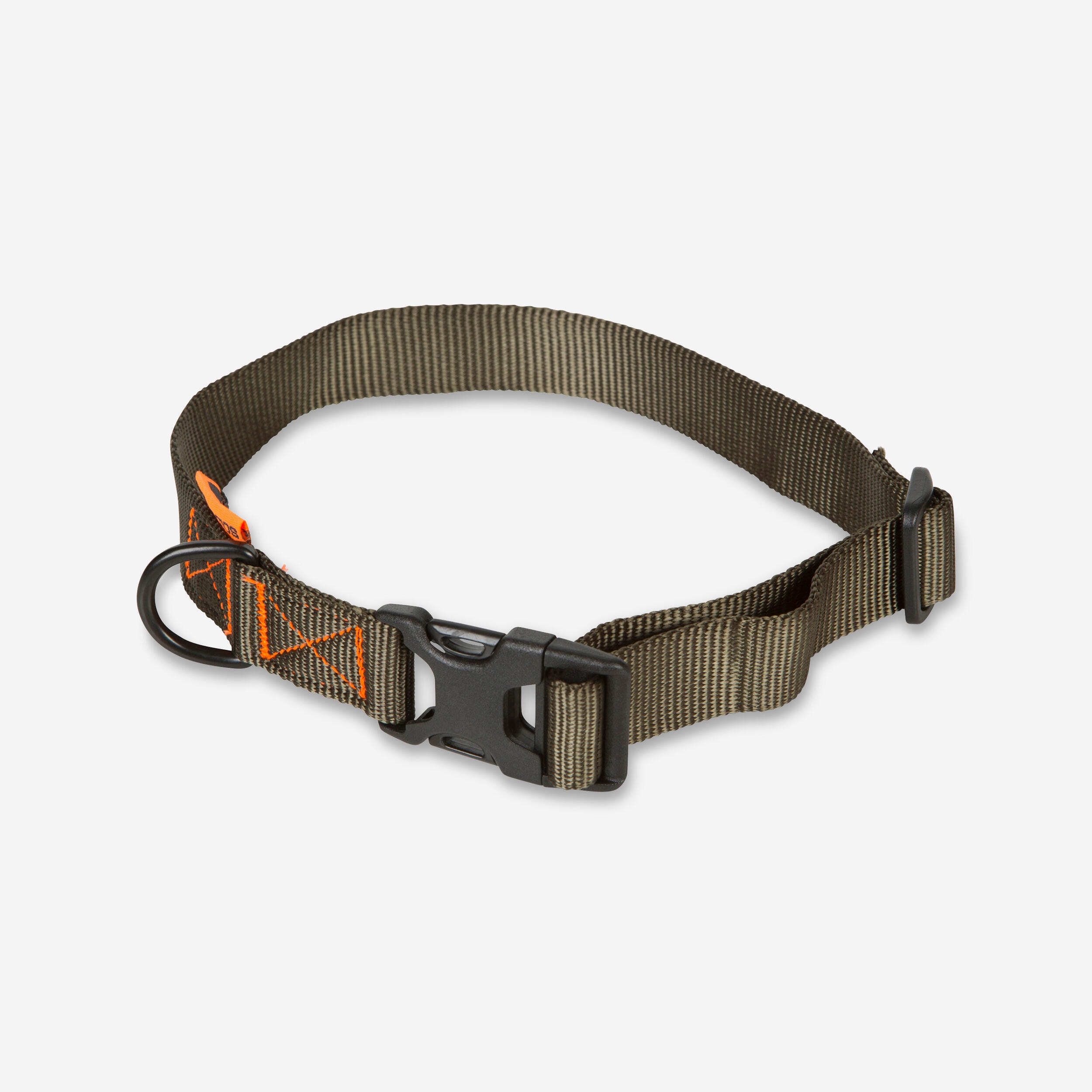 Collier chien kaki 100 - Image 1