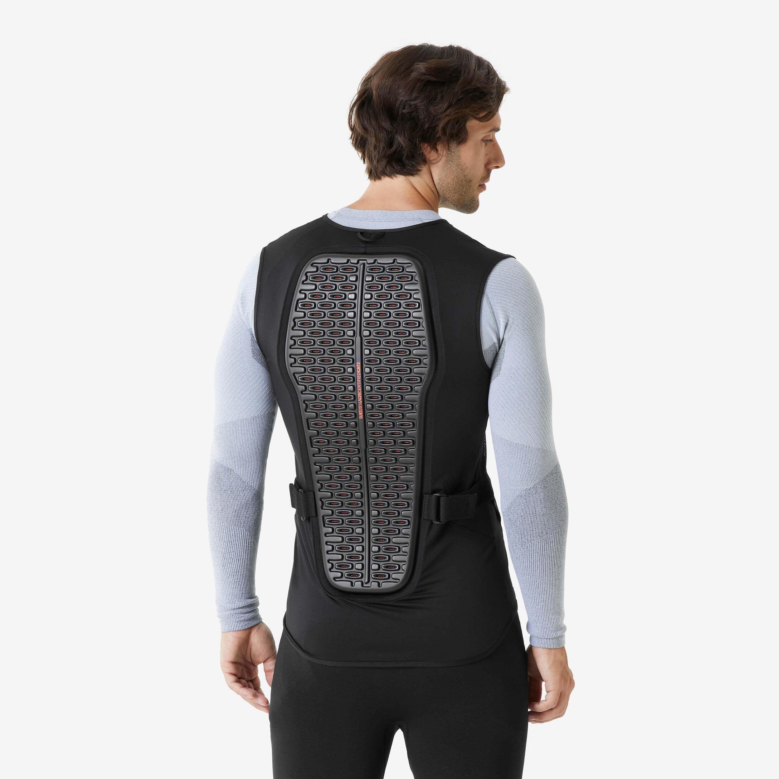 Gilet de protection dorsale VTT, ski et snowboard homme, DBCK 500 noir - Image 1