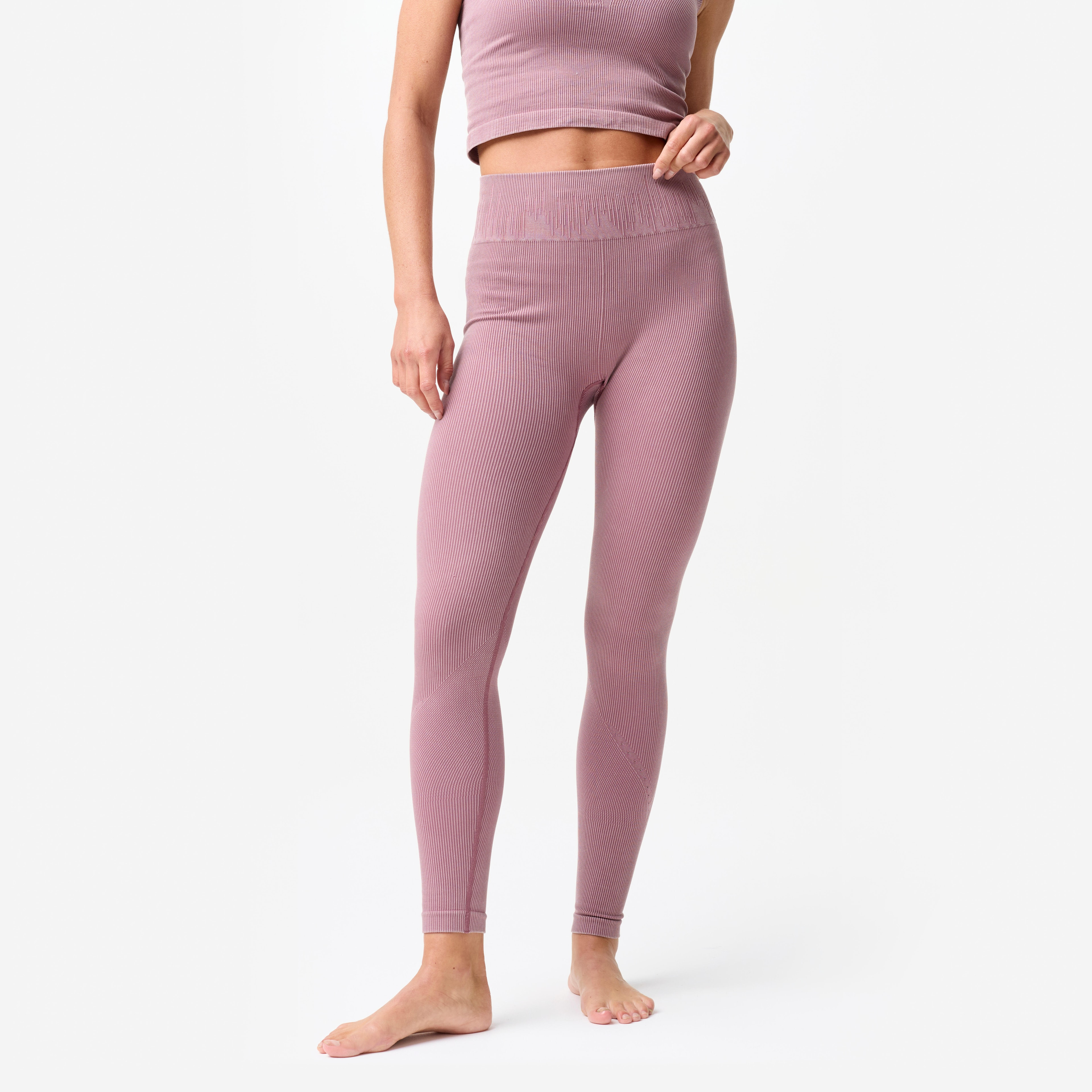 LEGGING SEAMLESS FEMME YOGA / PILATES ROSE DELAVE - Image 1