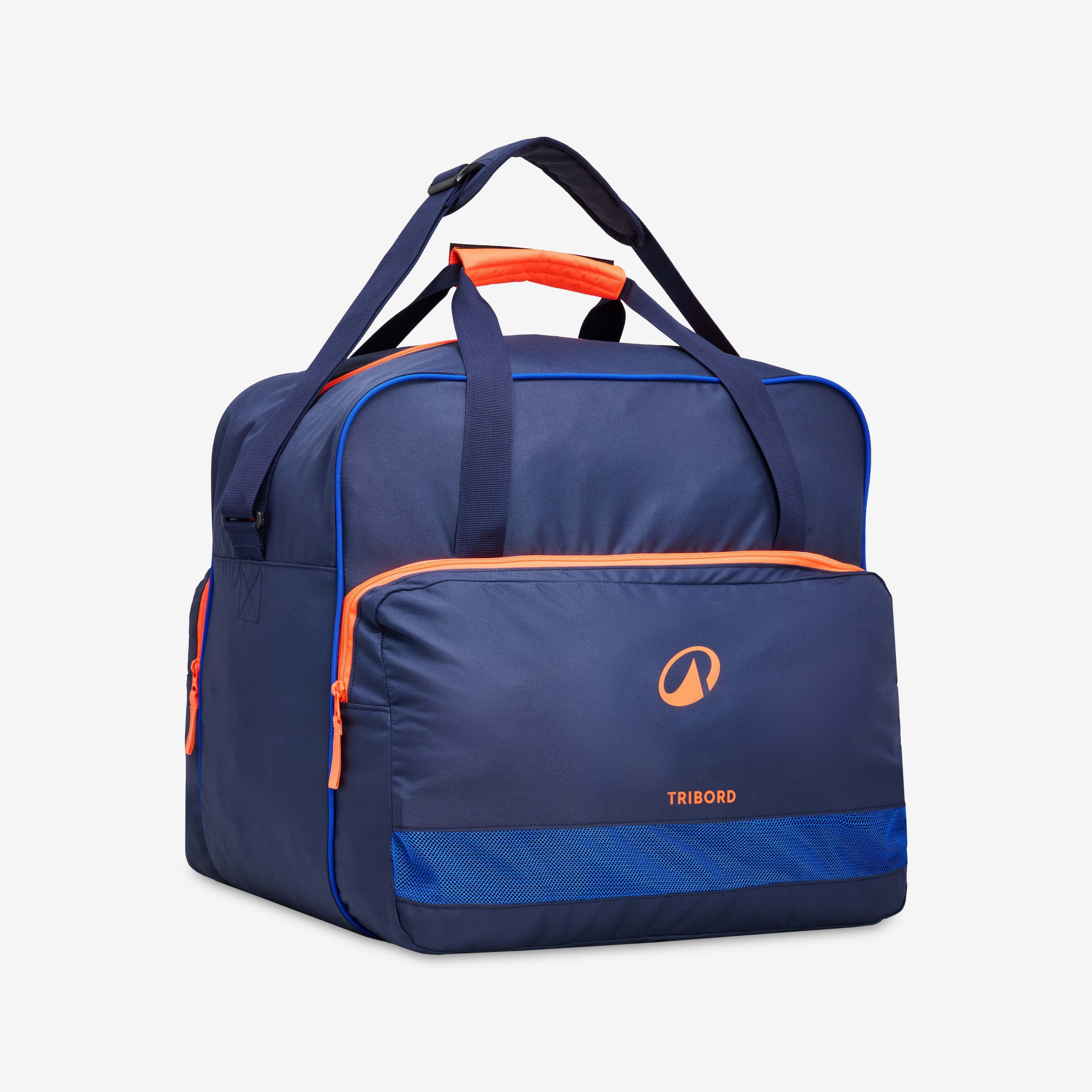 Sac a ballons water polo 60l bleu orange fluo - Image 1