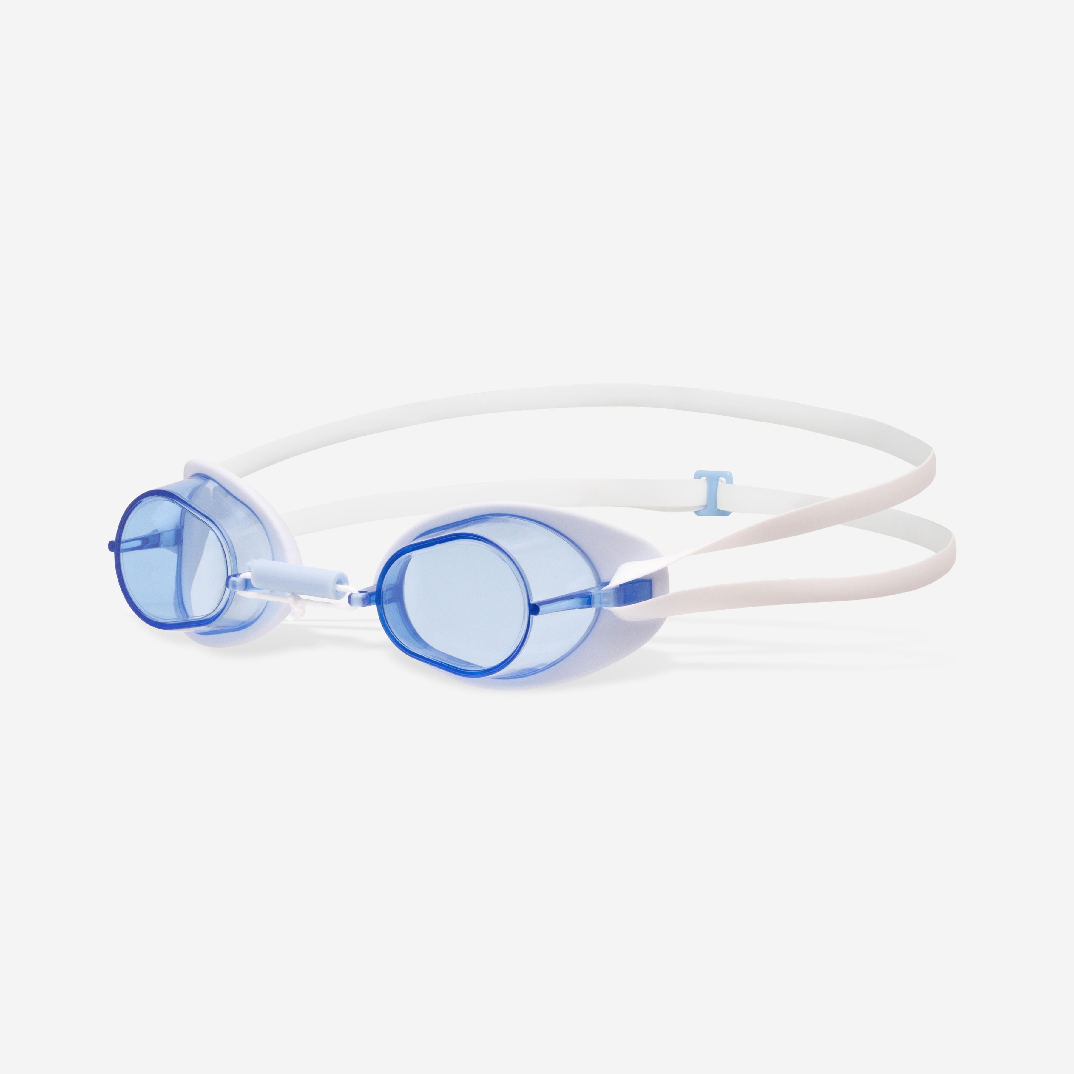 Lunettes de natation suédoises - verres teintés - taille unique - bleu blanc - Image 1