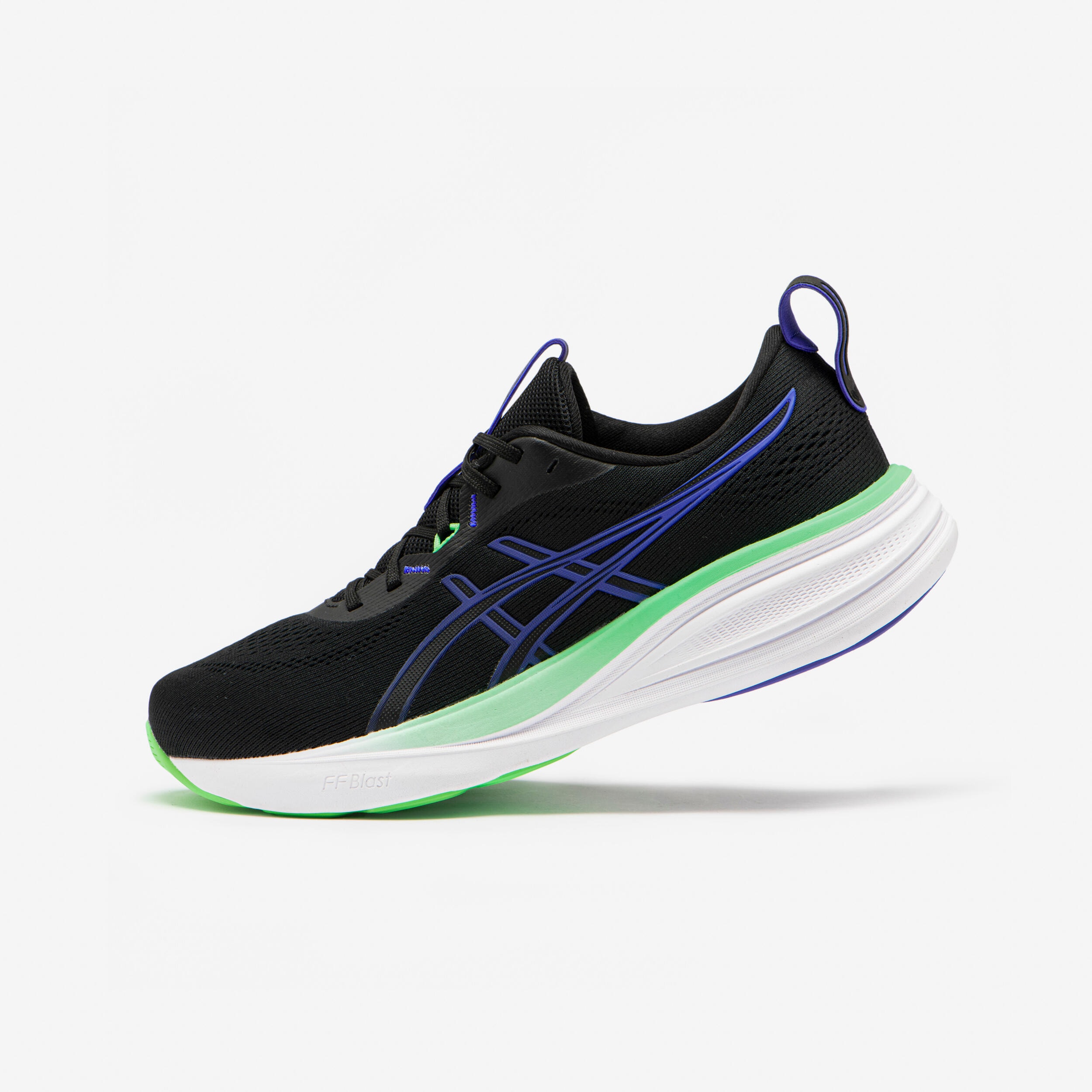 Chaussure running homme, Asics Gel Pulse 17 noir et vert - Image 1