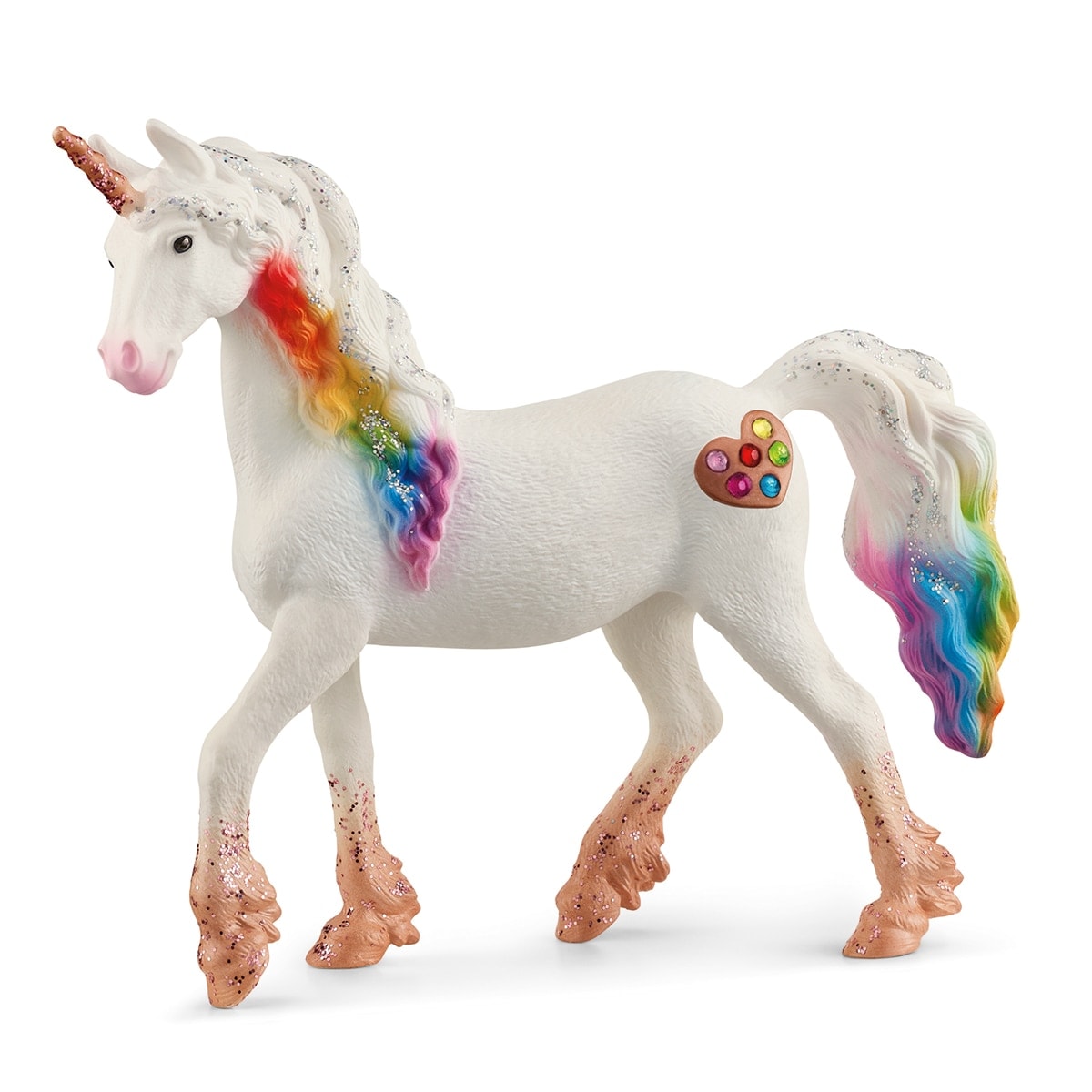 Schleich - Muñeco Yegua unicornio arcoiris Schleich. - Image 1