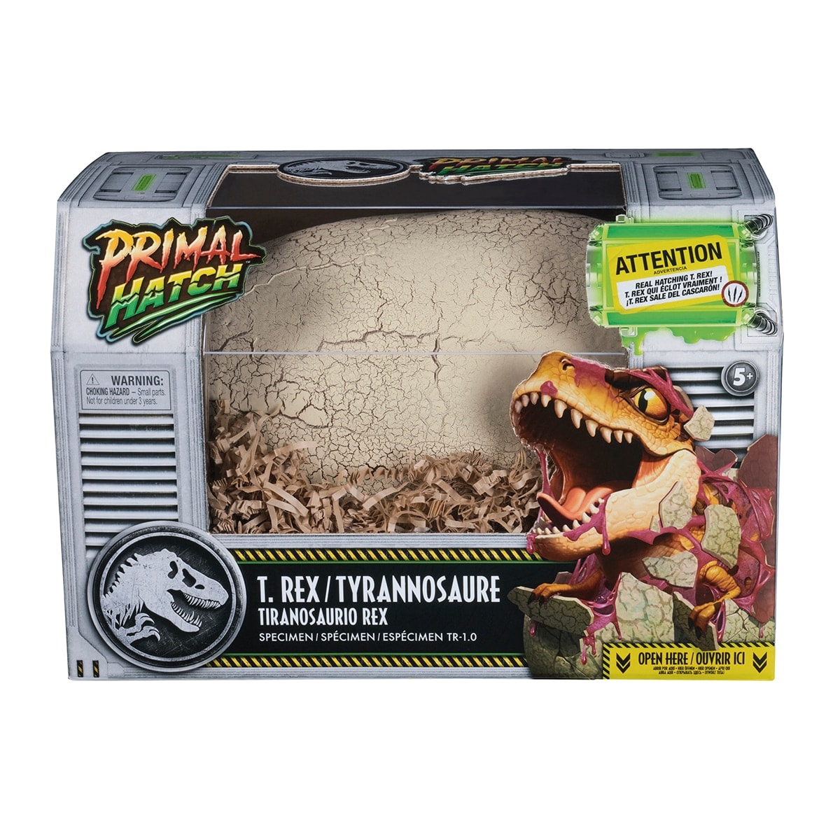 Spin Master - DINOSAURIO Primal Hatch T-Rex Interactivo JW Spin Master. - Image 1