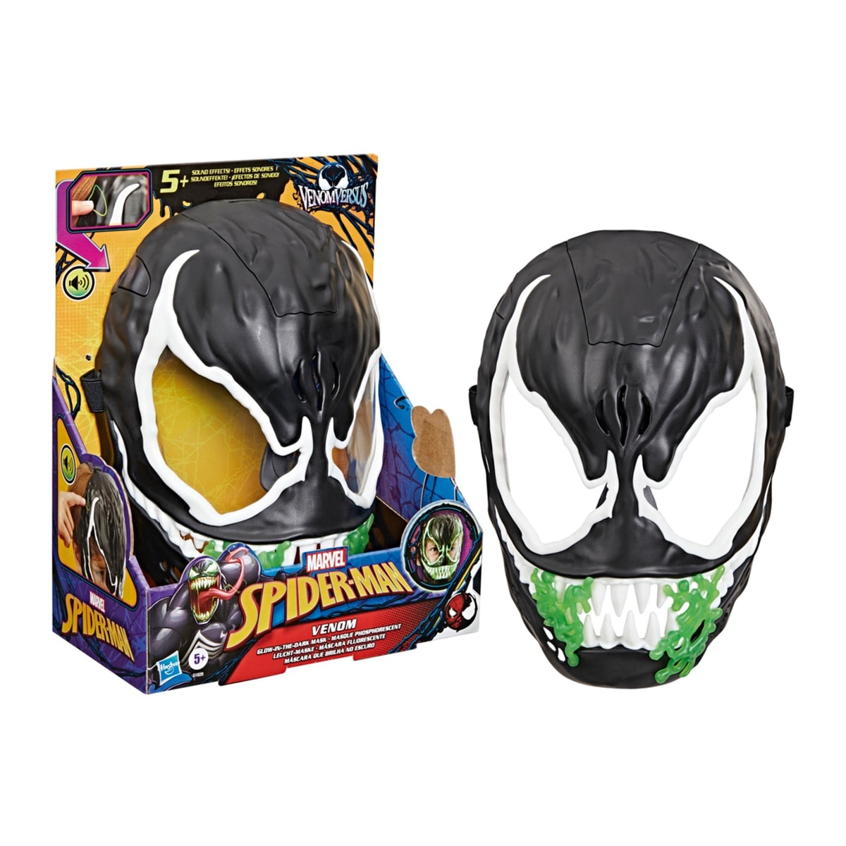 Spiderman - Mascara Fluorescente Venom Spiderman. - Image 1