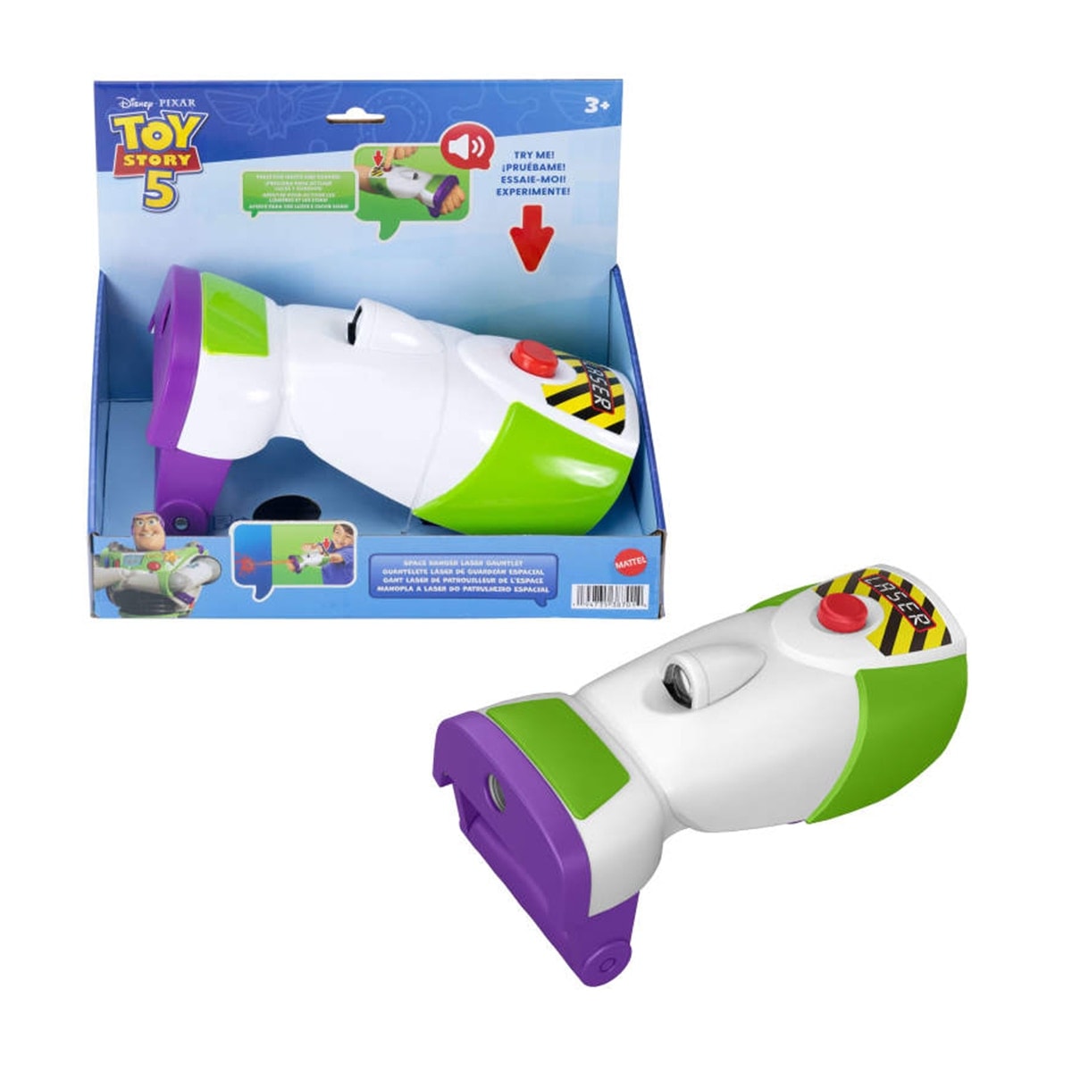Mattel - Figura Buzz Guantelete Láser Toy Story 5 Mattel. - Image 1