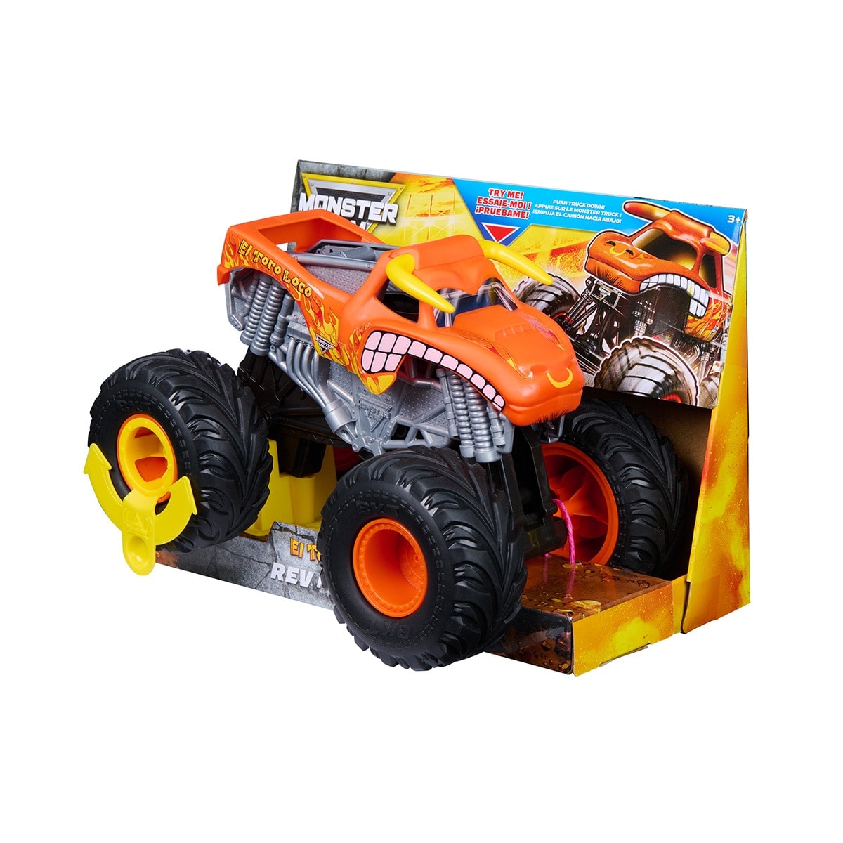 Spin Master - Vehículo Rev N Roar El Toro Loco Monster Jam Spin Master. - Image 1