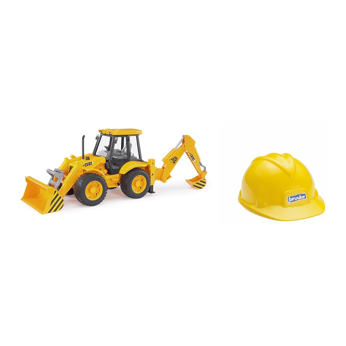 Bruder - Excavadora con dos palas y caso de obra Bruder. - Image 1