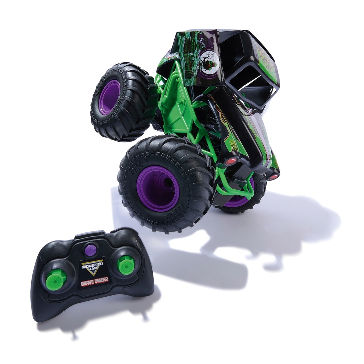 MONSTER JAM - Monster Jam - Monster Truck oficial Smash & Bash Grave Digger RC escala 1:15. - Image 1