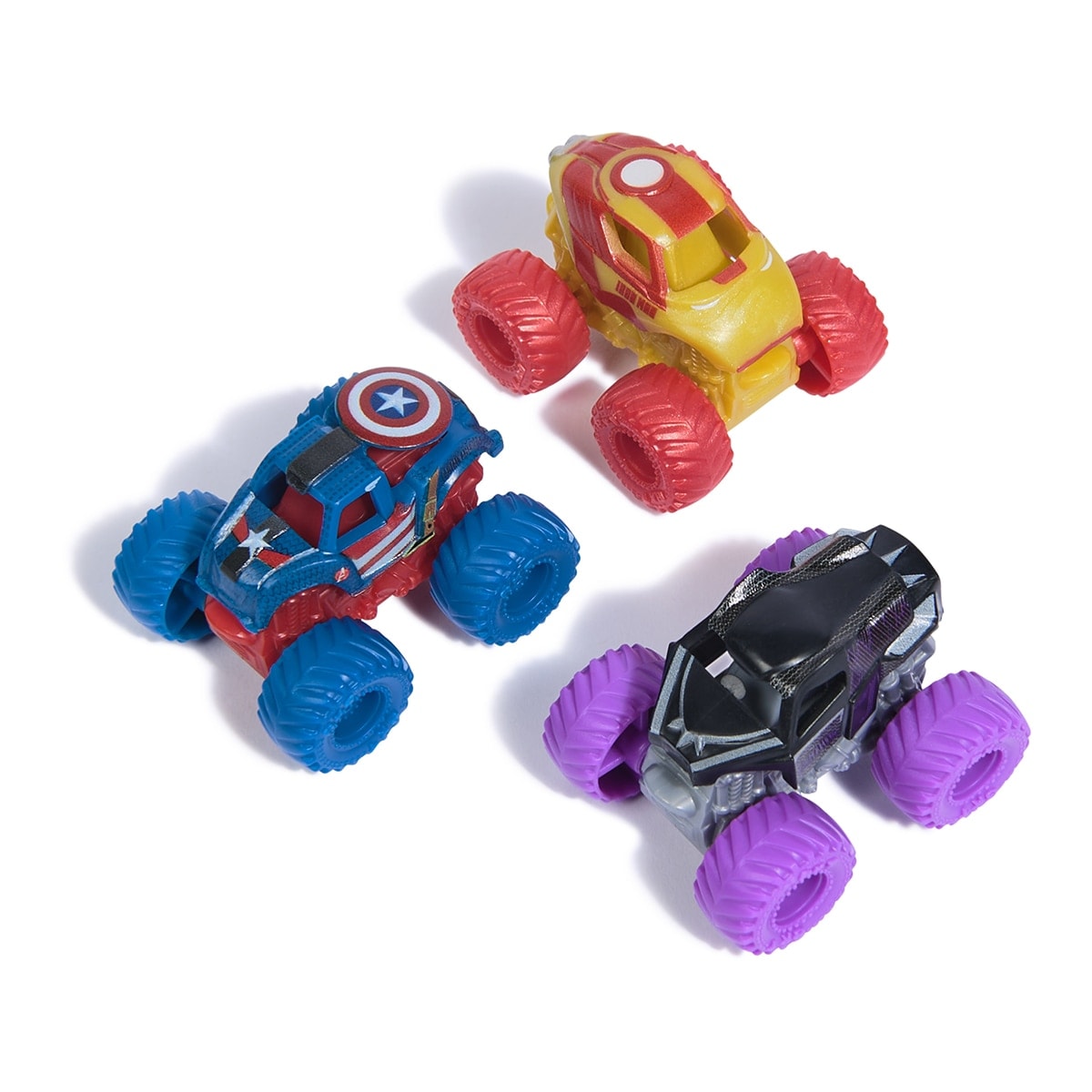 MONSTER JAM - Pack 3 camiones Mini Marvel Monster Jam. - Image 1