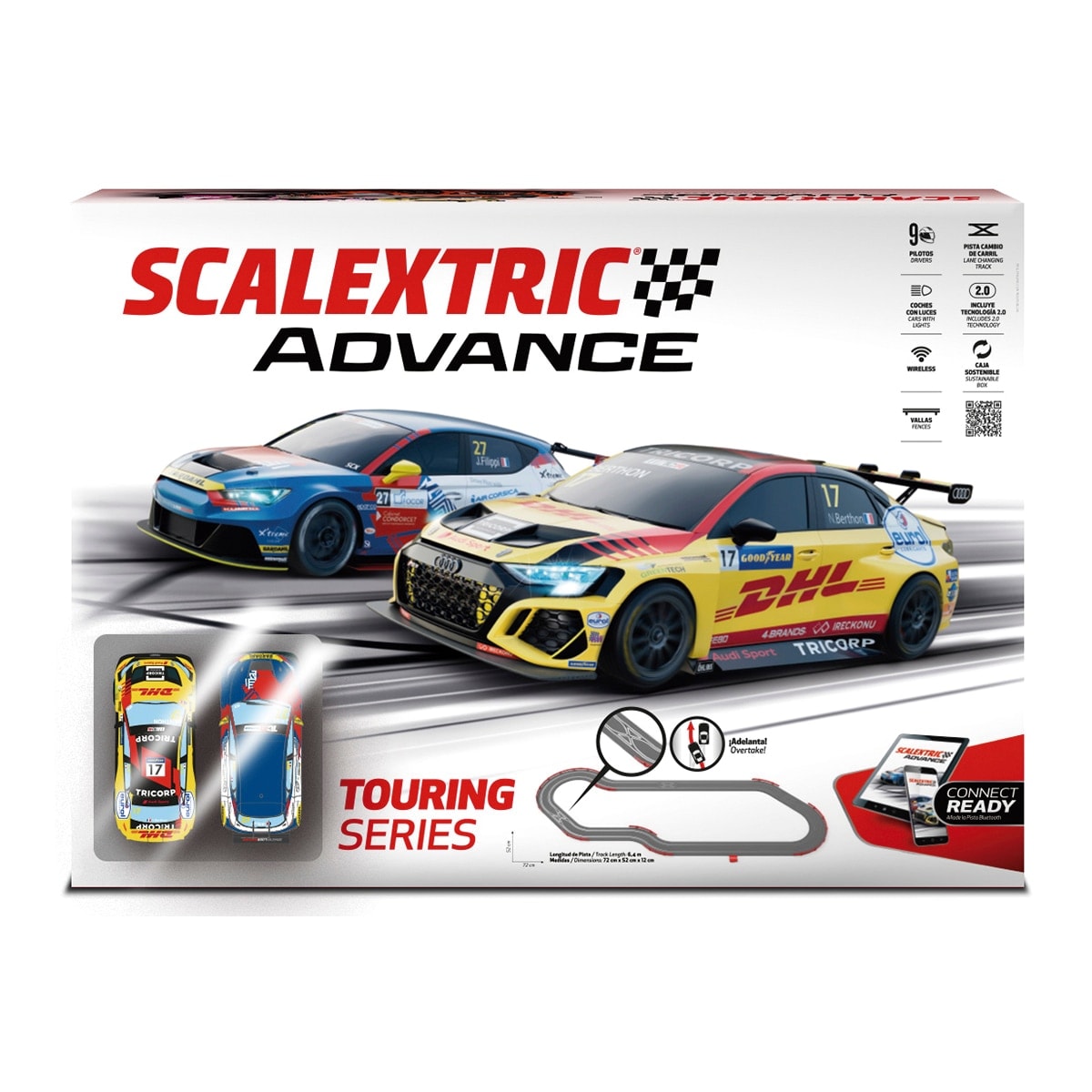 Scalextric - Pista Linea Advance Touring Series Scalextric. - Image 1