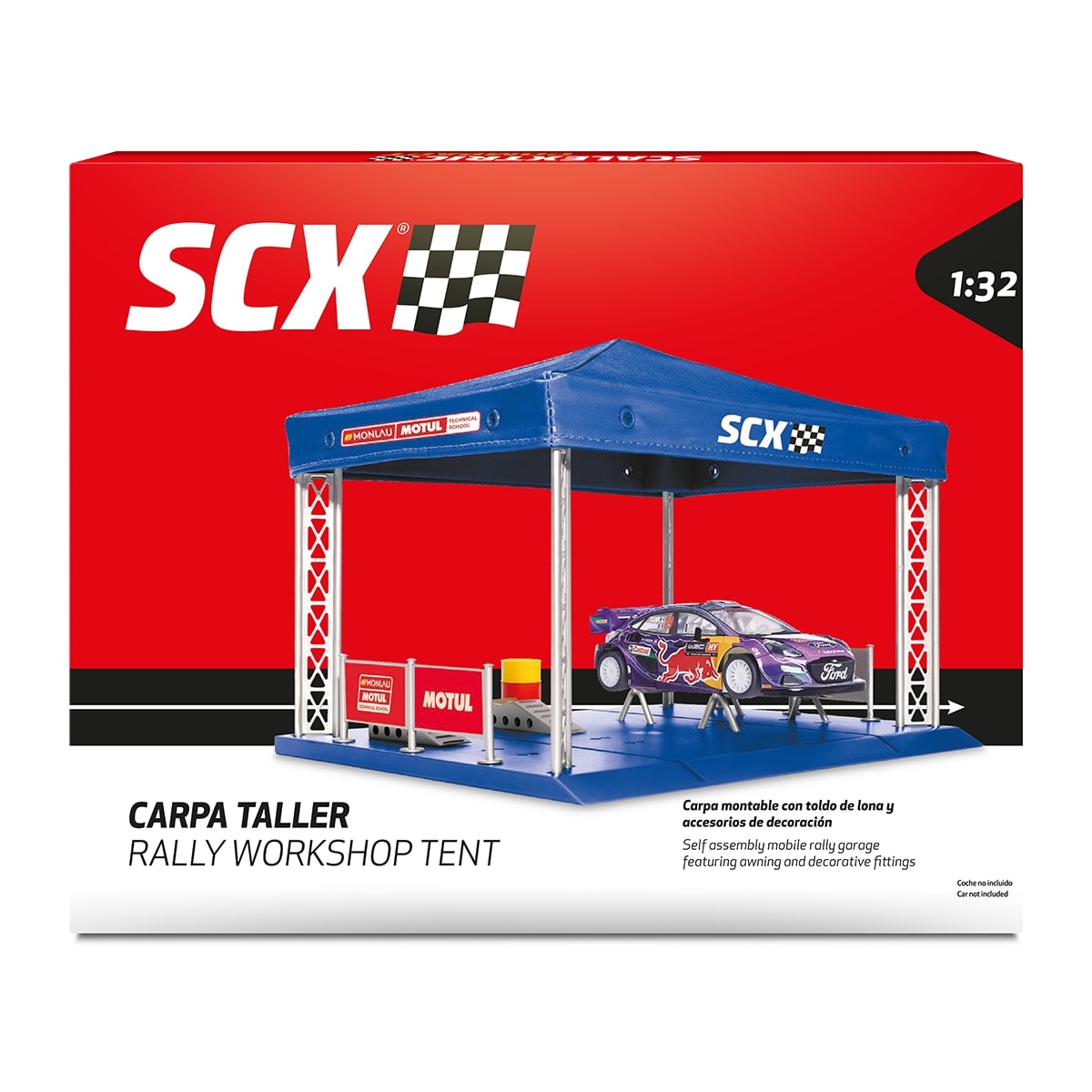Scalextric - Accesorio Decoración Carpa Box Rally Scalextric. - Image 1