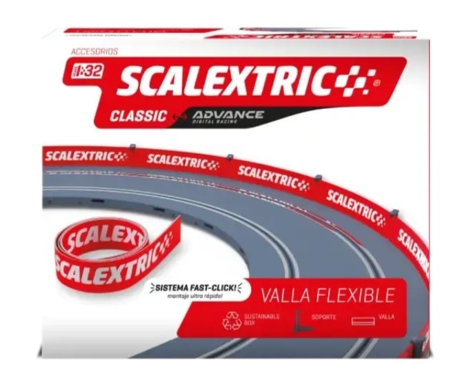 Scalextric - Accesorio Advance y Classic Barrera Flexible (3m) Scalextric. - Image 1