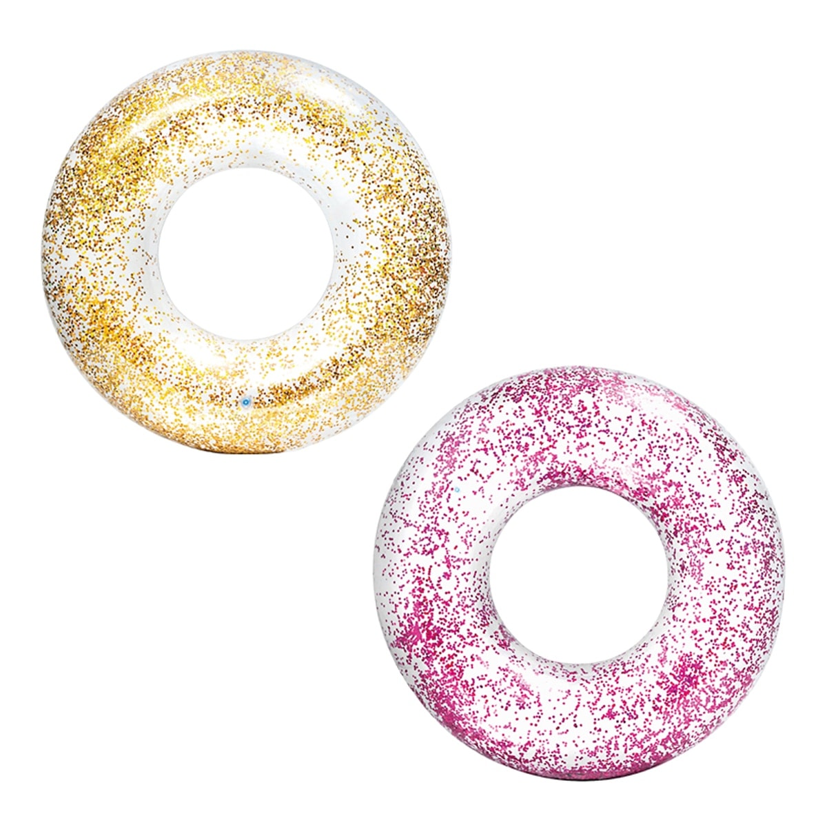 Intex - Rueda Transparente Glitter. - Image 1