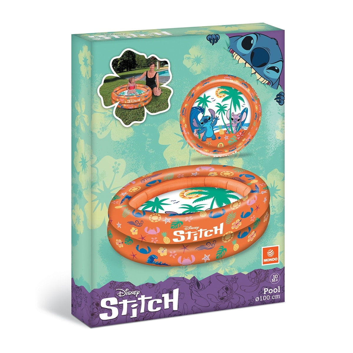 Mondo - Stitch Piscina 2 anillos 100. - Image 1