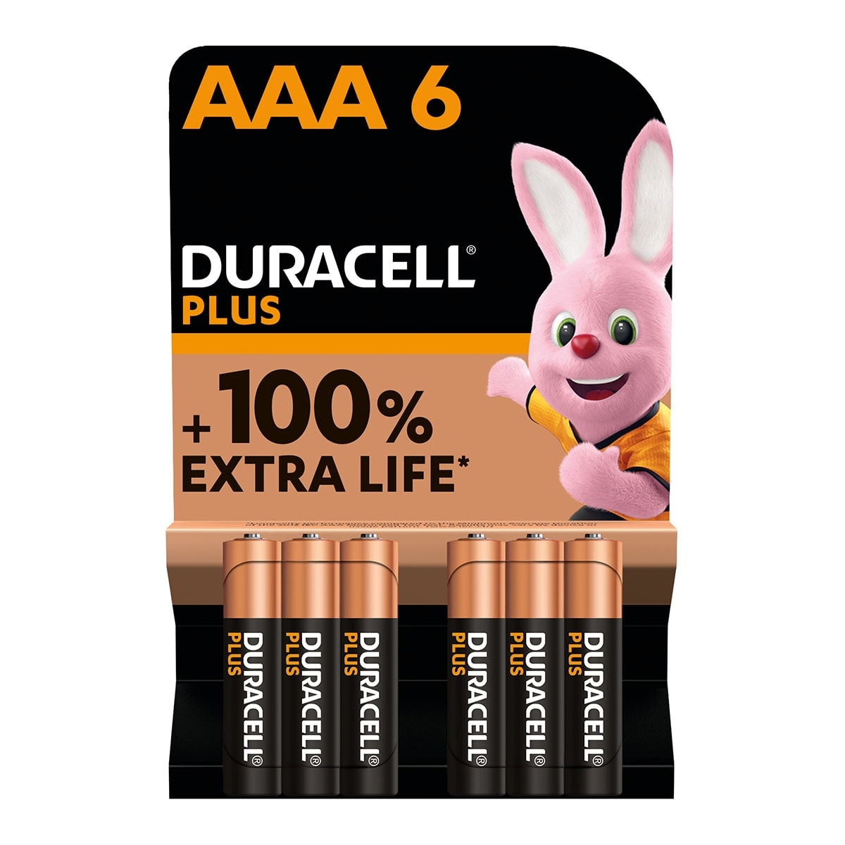 Duracell - Pack 6 Pilas AAA Duracell Plus. - Image 1