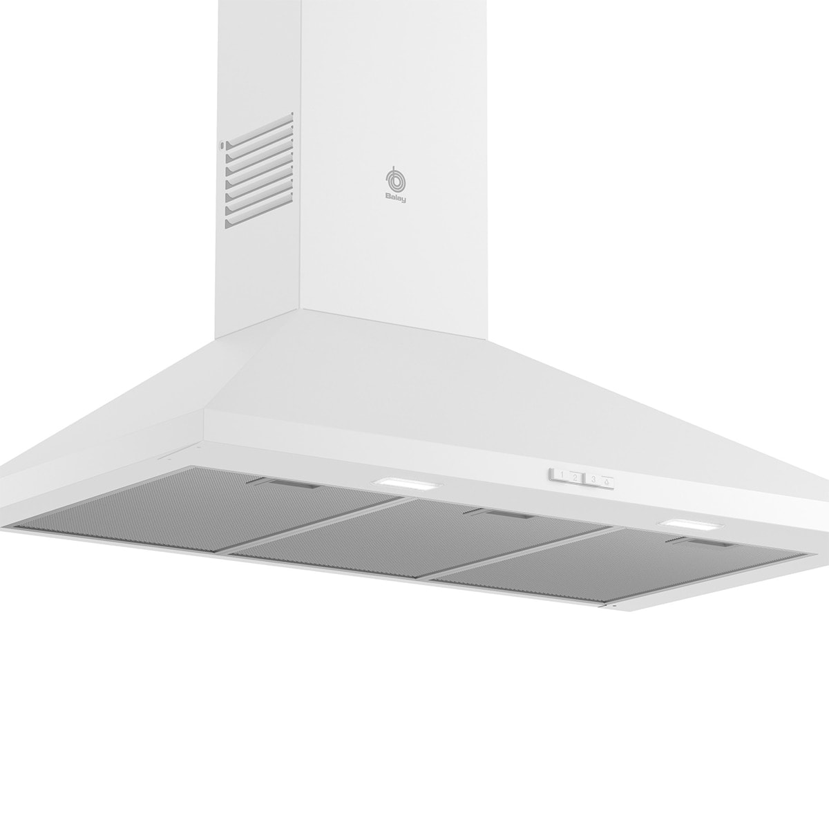Balay - Campana decorativa, Balay, 90 cm - blanco, 3BC695MB. - Image 1