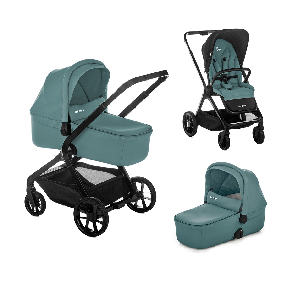 Be Cool - Carrito de bebé Be Cool Kombo con capazo Kombo. - Image 1