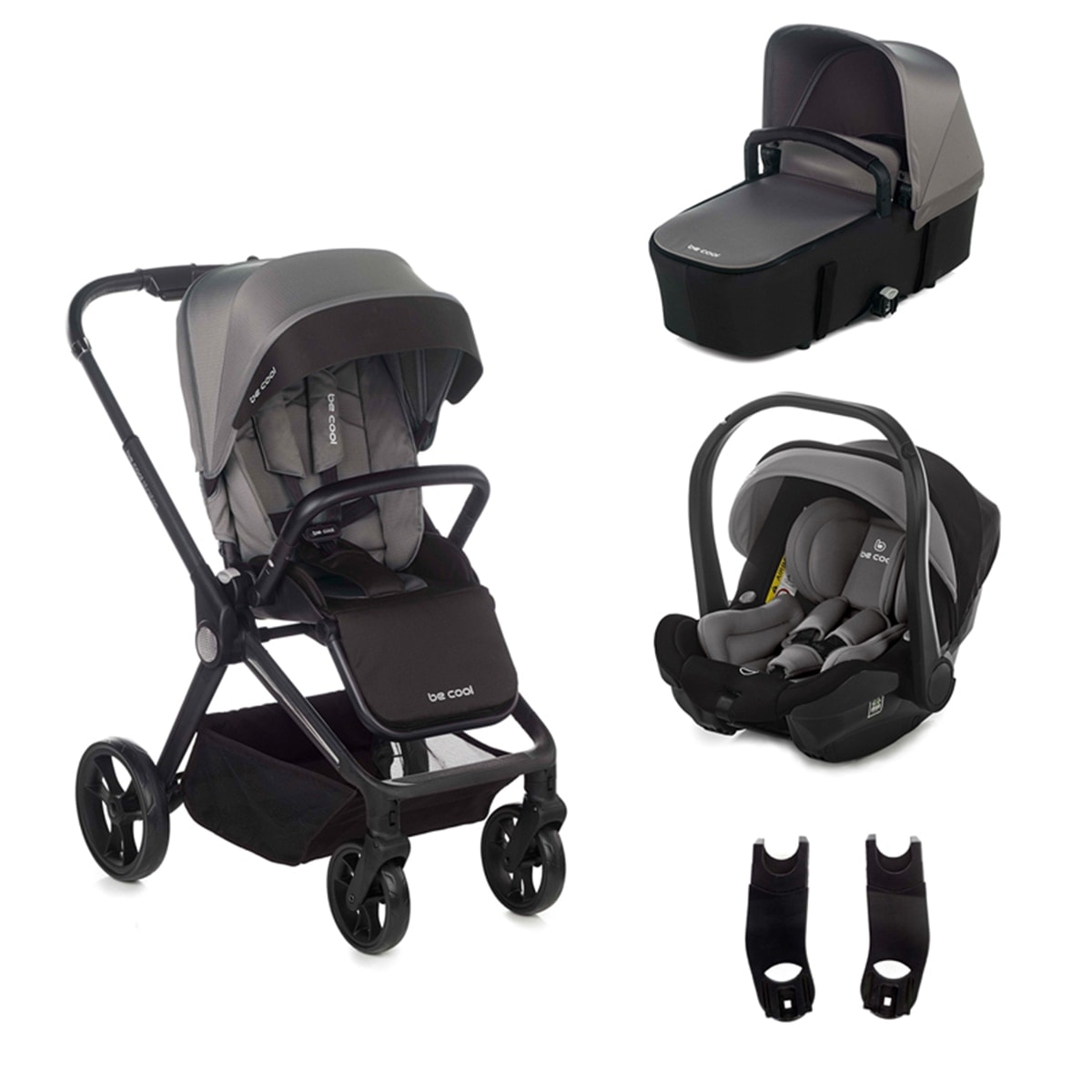Be Cool - Carro de bebé Be Cool Stratos con capazo Stratos Cot y portabebé Travel Carrier 2025. - Image 1