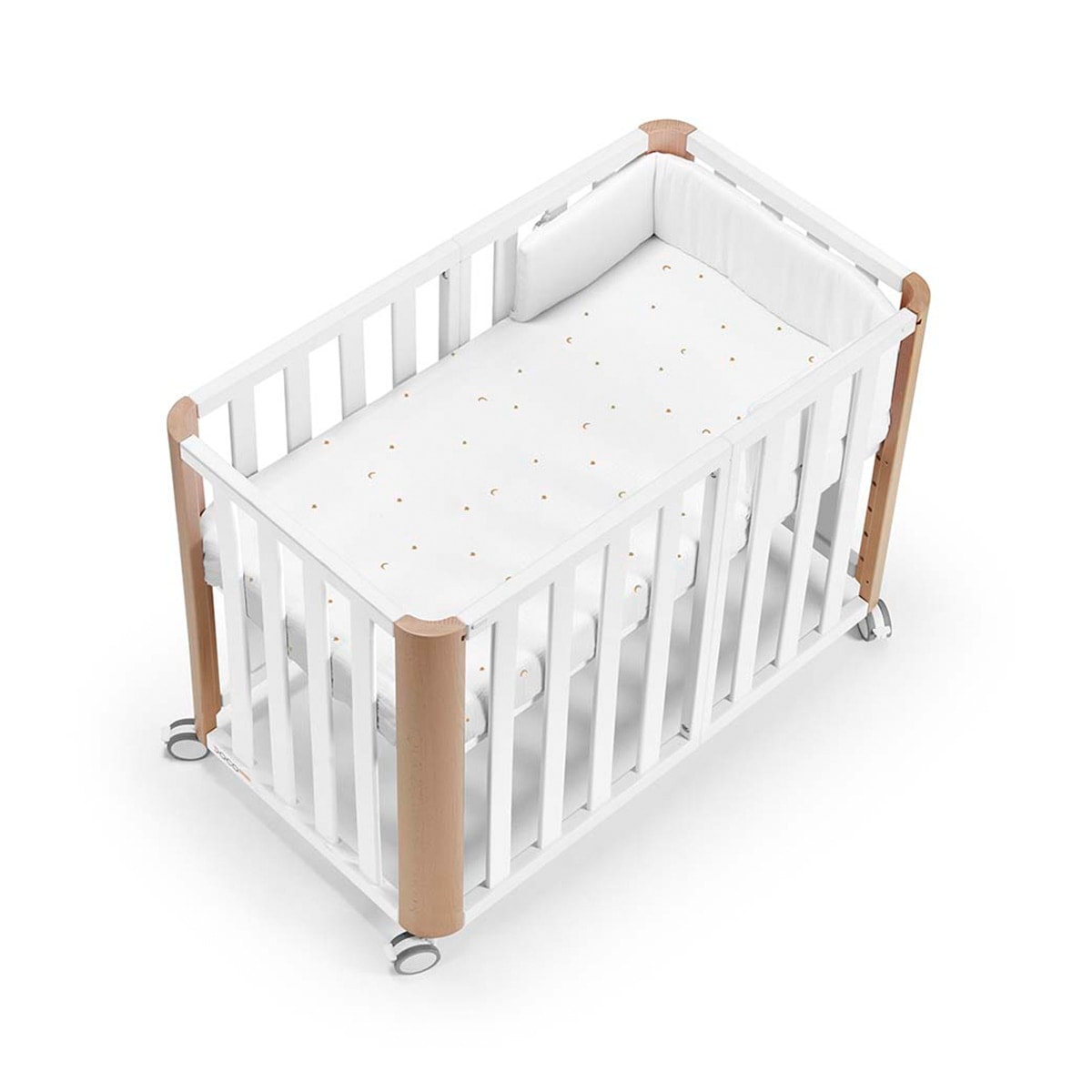 Cotinfant - Pack Cuna evolutiva (90x50-120x60 cm) Cotinfant Doco Sleeping PLUS + colchón + textil 90x50. - Image 1