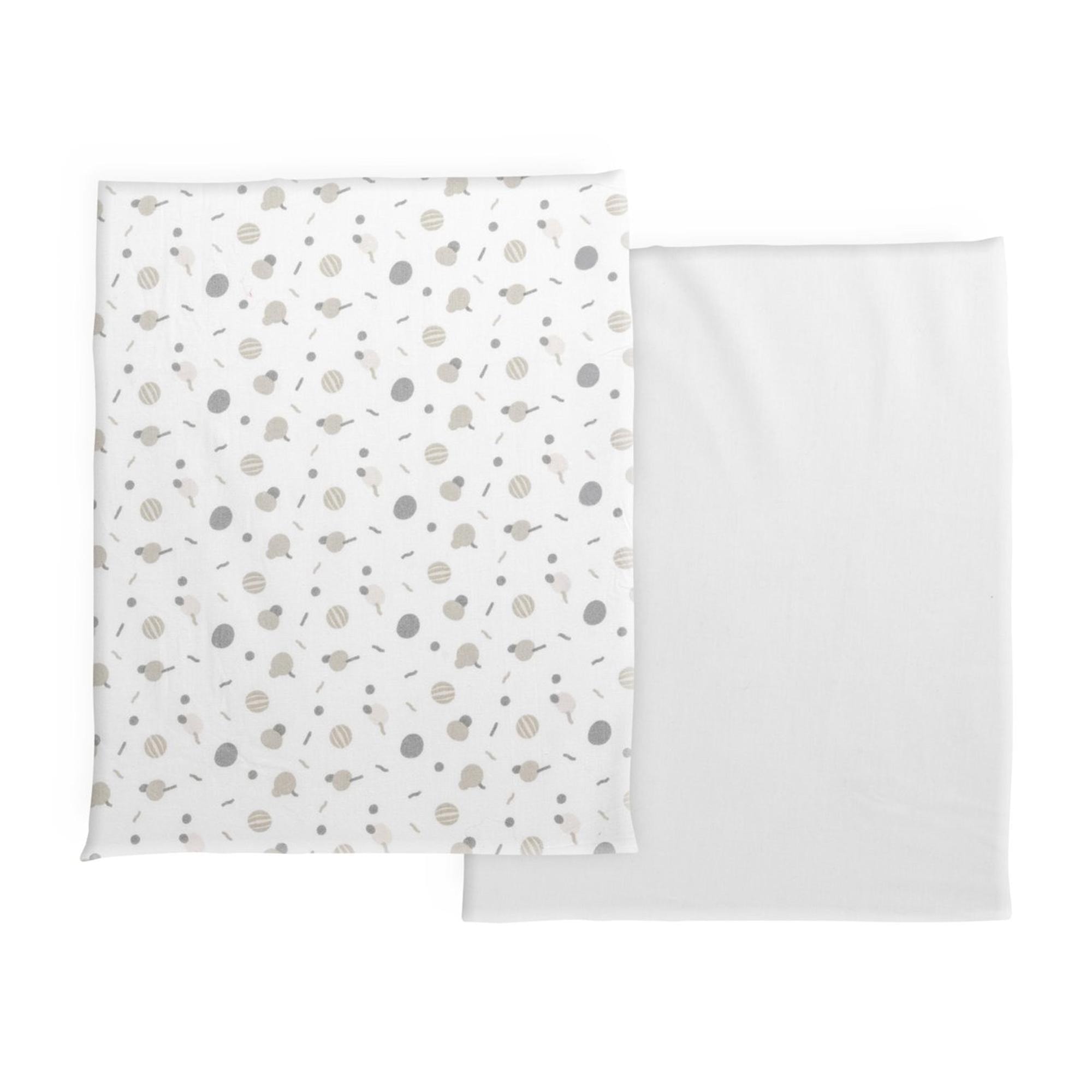 Chicco - Set 2 sábanas bajeras Chicco Next2Me Colección Algodón. - Image 1