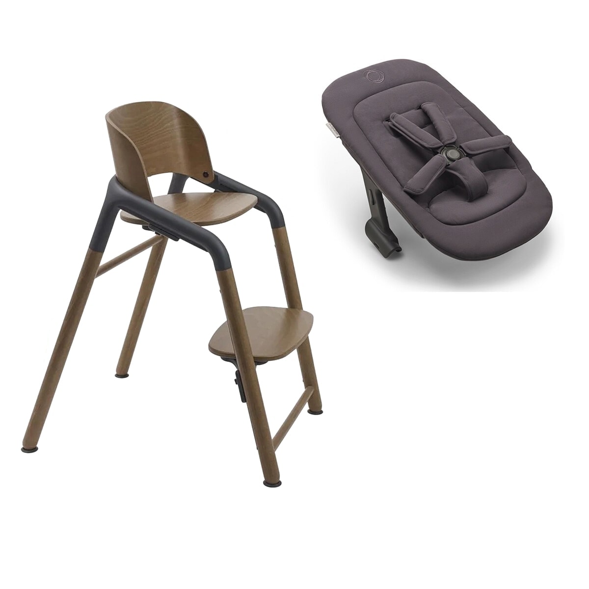 Bugaboo - Pack Recién nacido Trona Bugaboo Giraffe madera cálida y gris. - Image 1