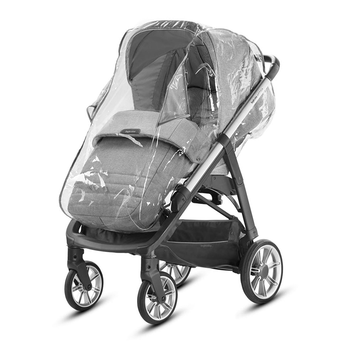 Inglesina - Protector de lluvia Inglesina para Silla de paseo transparente. - Image 1