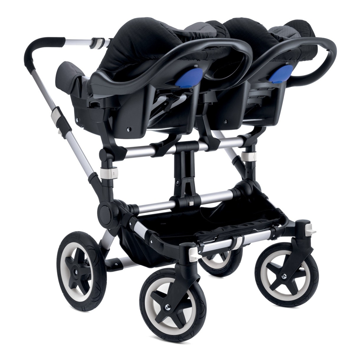 Bugaboo - Adaptadores de Silla de Auto Britax-Römer Bugaboo para Donkey Twin gris oscuro. - Image 1