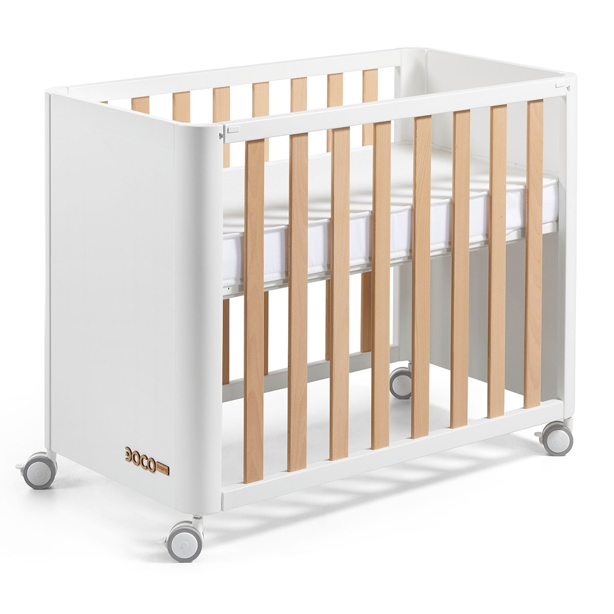 Cotinfant - Minicuna de colecho (50 x 90 cm.) Cotinfant Doco Sleeping Style blanco-natural. - Image 1
